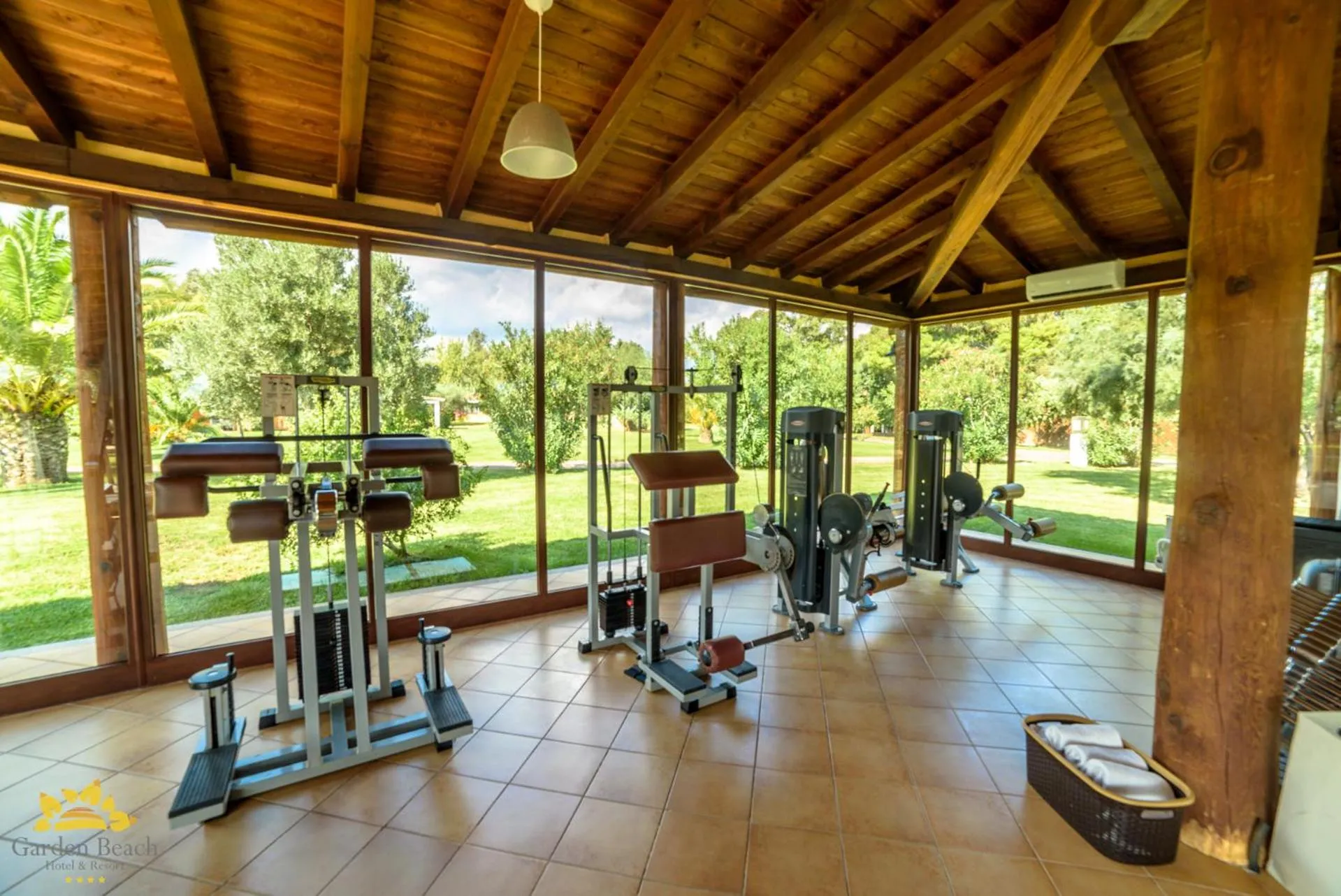 Fitness centre/facilities in Hotel Garden Beach