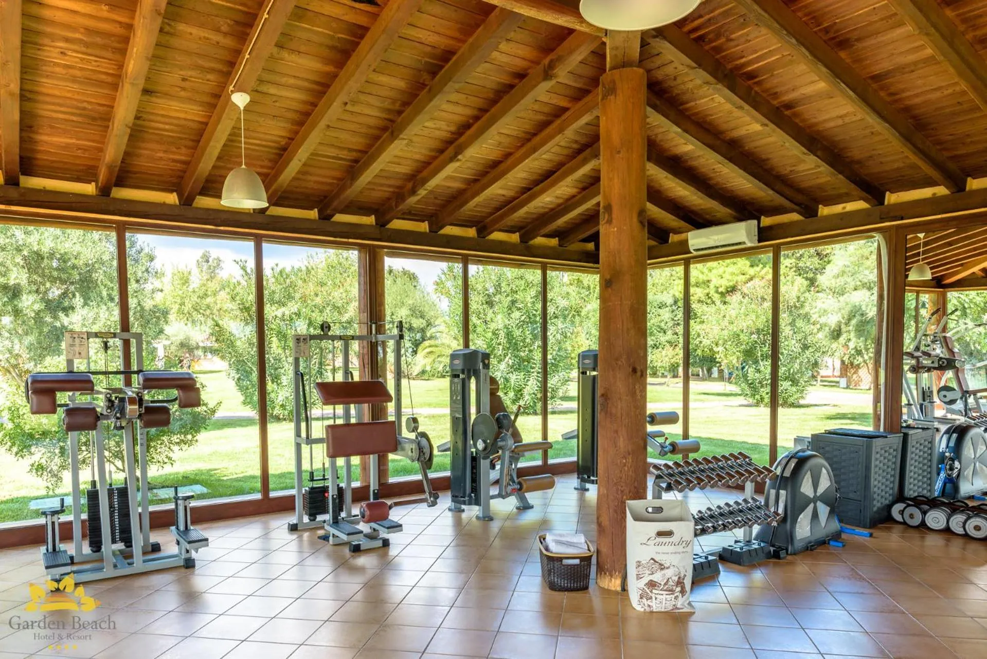 Fitness centre/facilities in Hotel Garden Beach