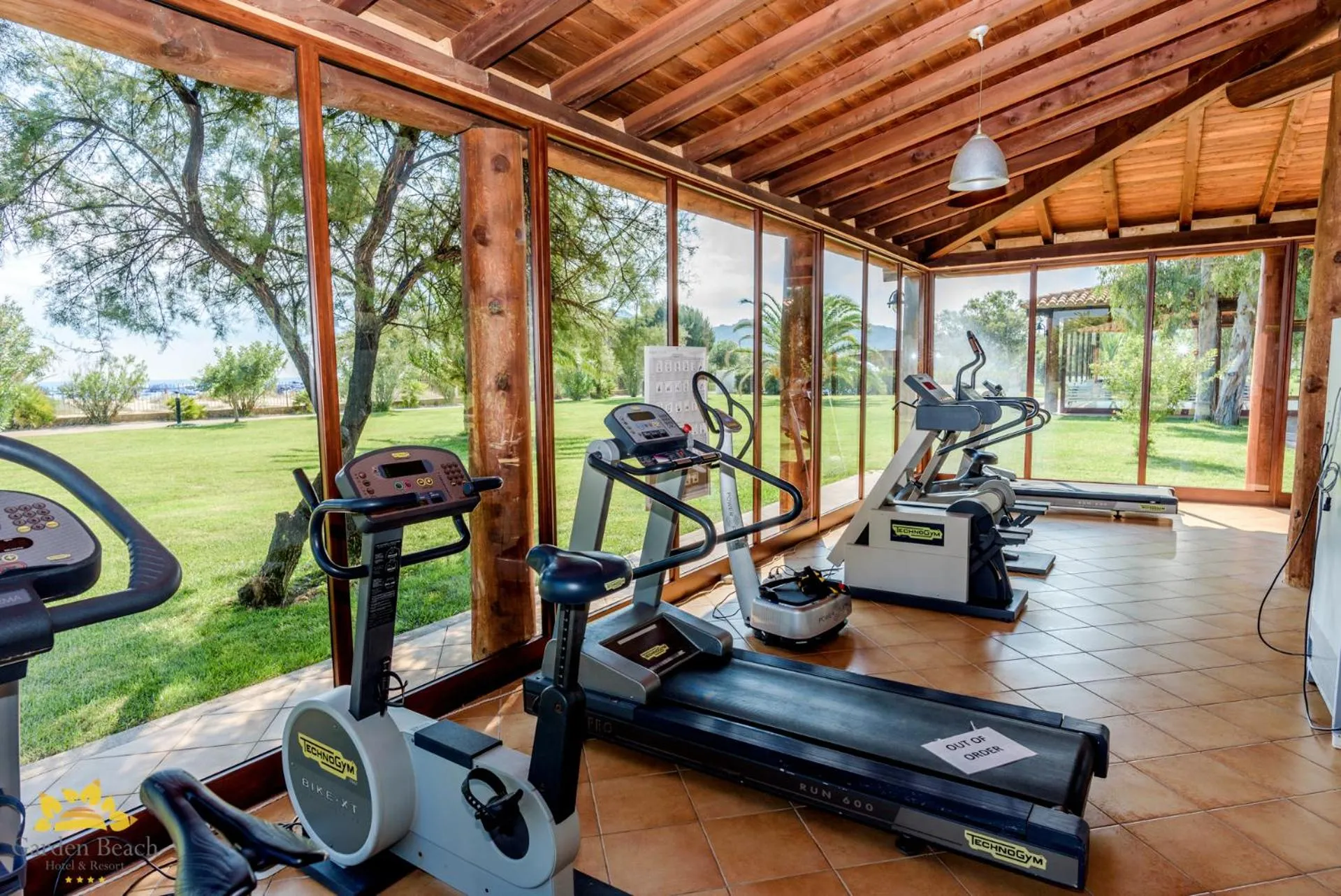 Fitness centre/facilities in Hotel Garden Beach