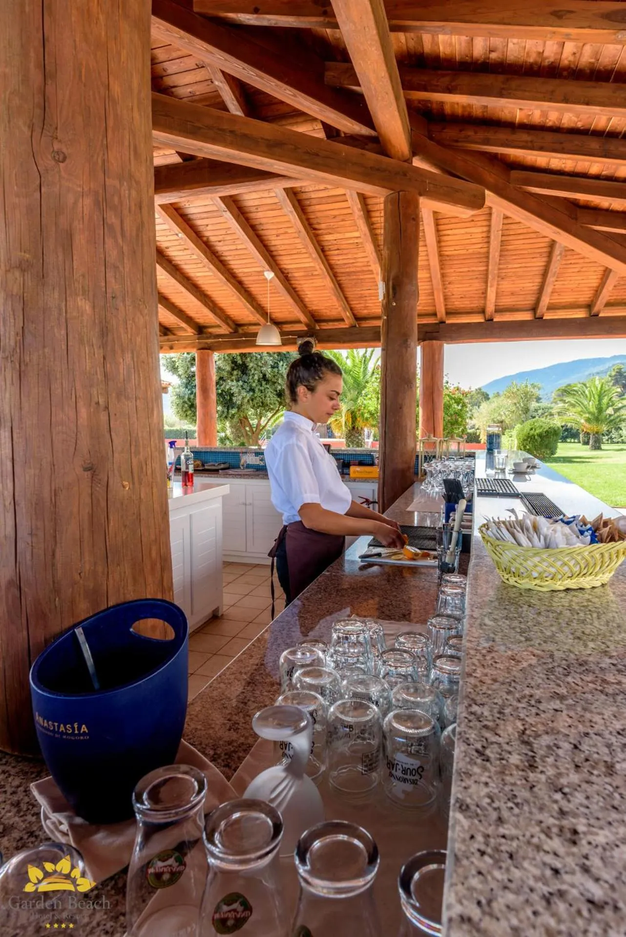 Staff in Hotel Garden Beach