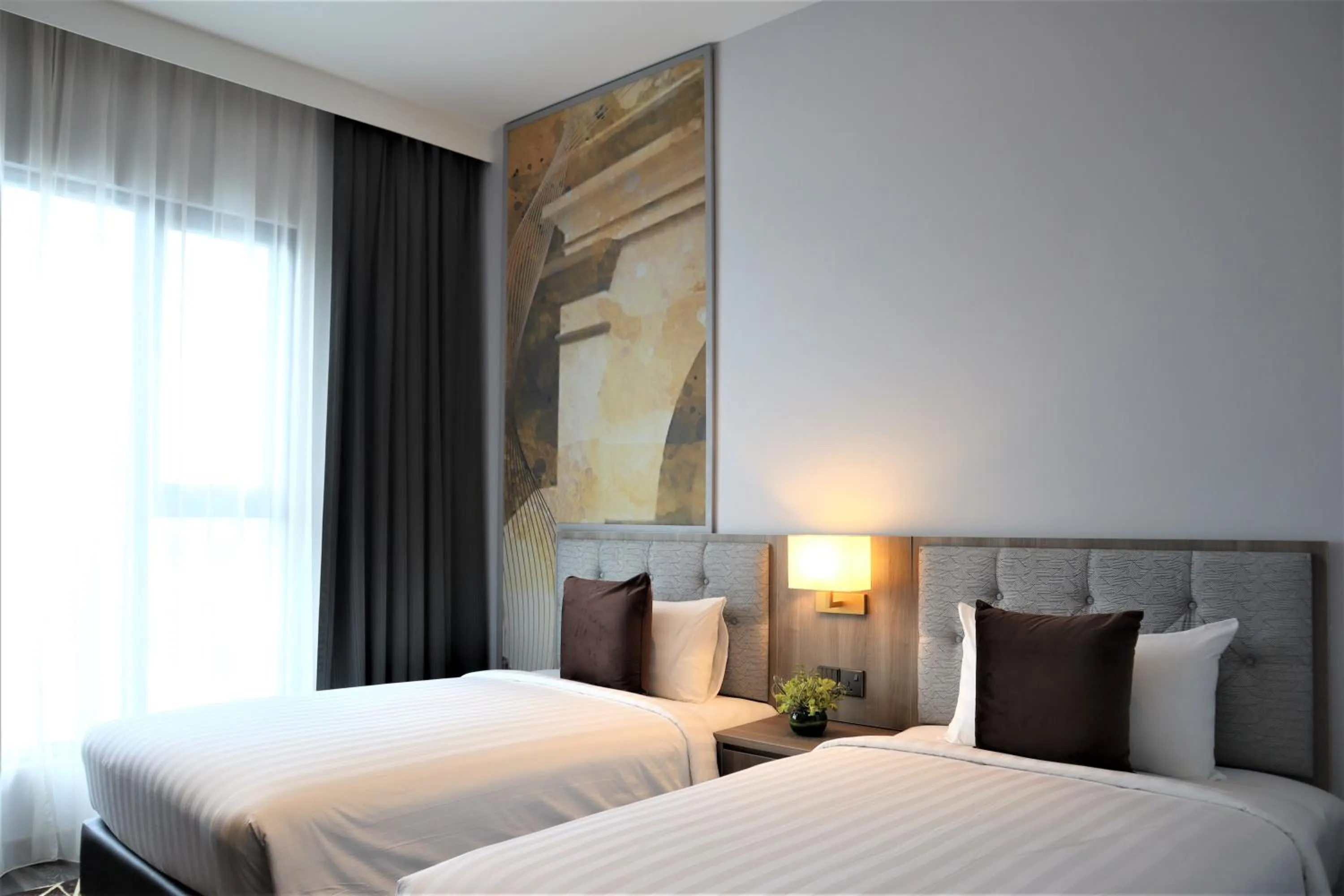 Bed in KSL ESPLANADE HOTEL with HOT SPRING