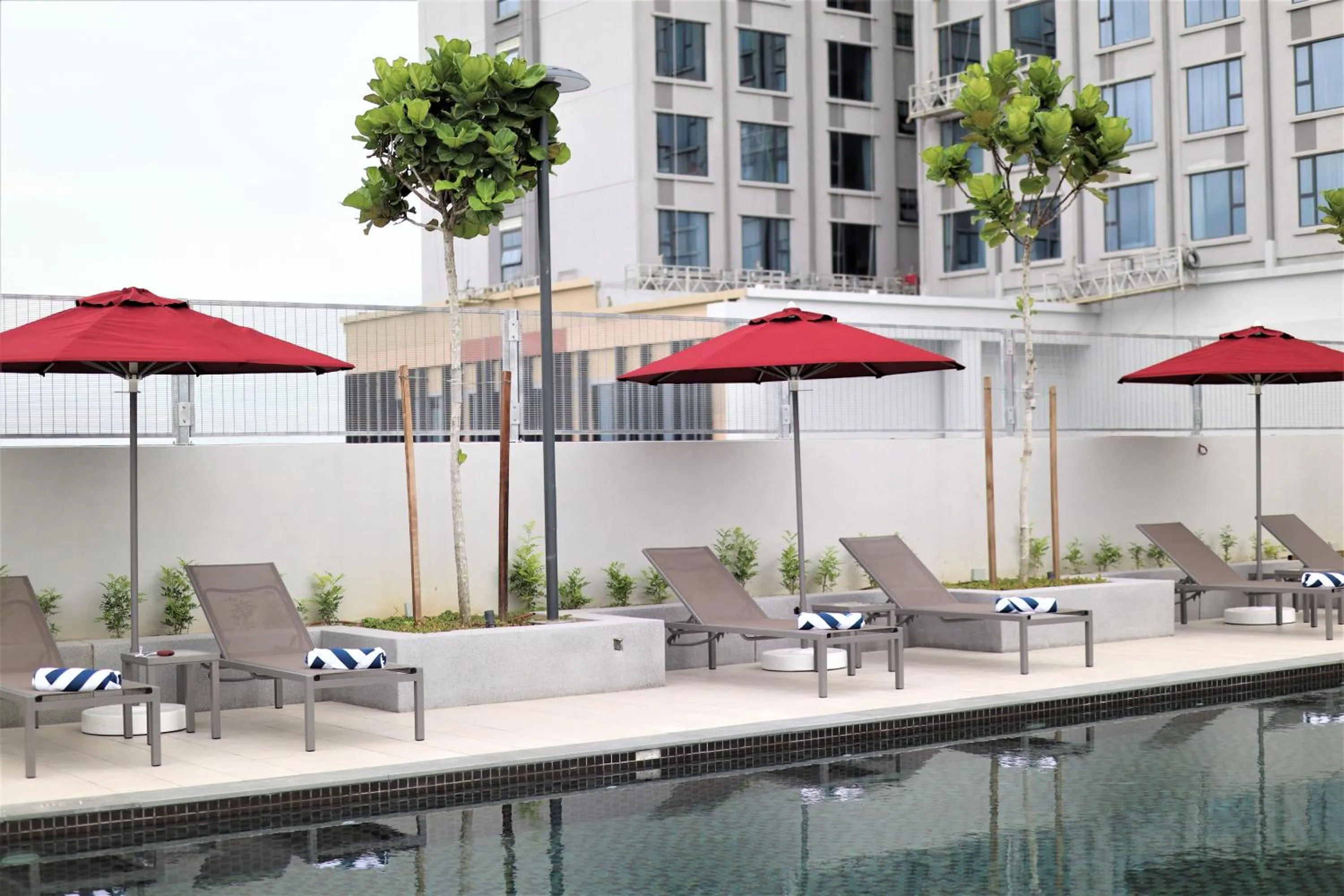 Pool view in KSL ESPLANADE HOTEL with HOT SPRING