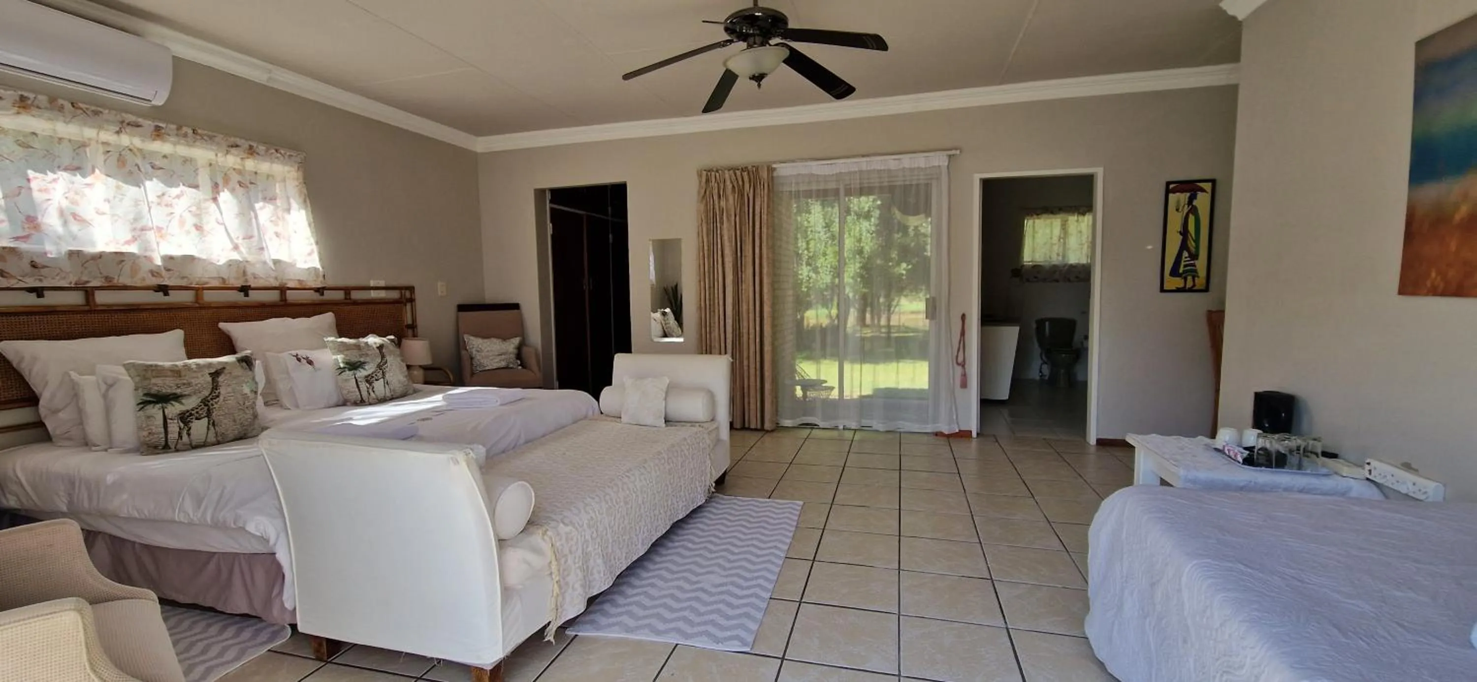 Bed in Tamboti Bush Lodge