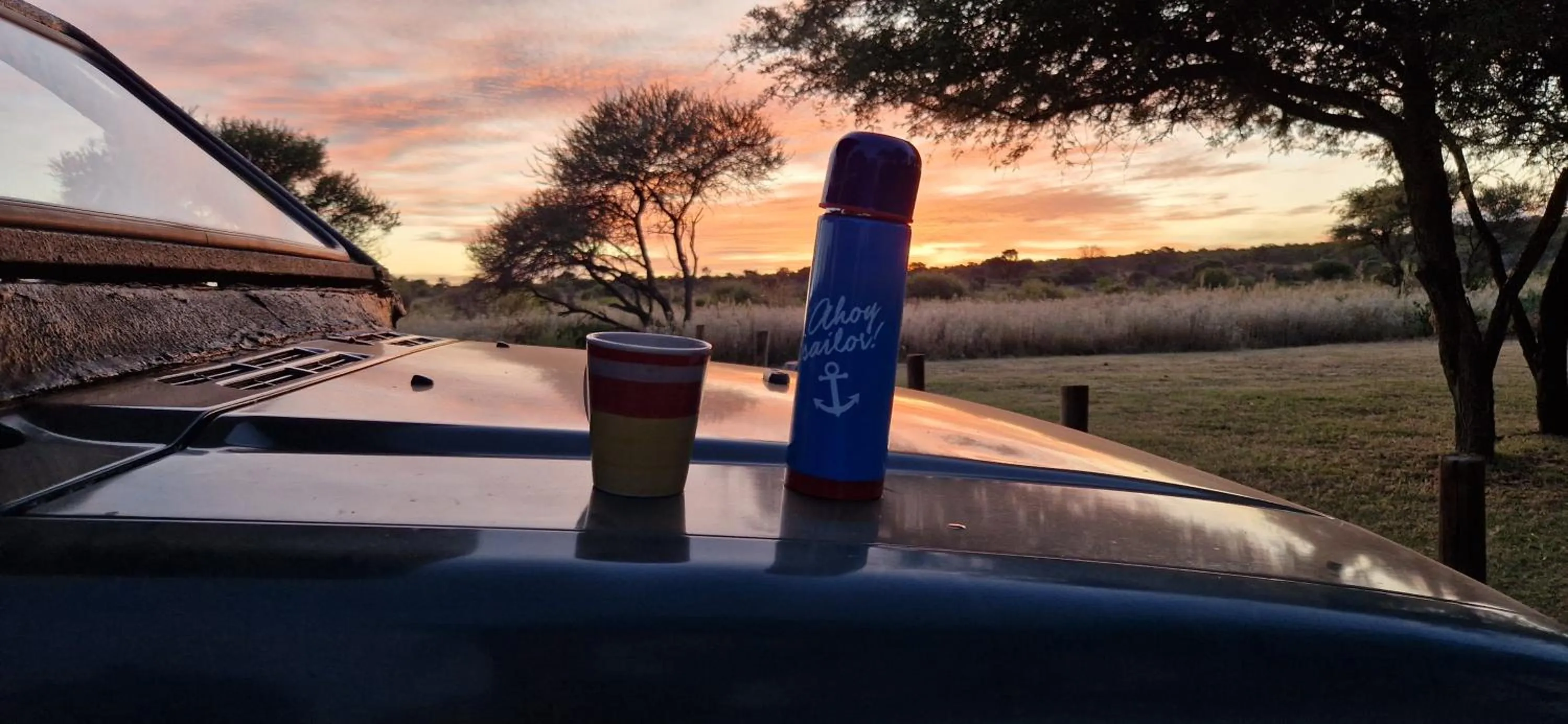 Sunset in Tamboti Bush Lodge