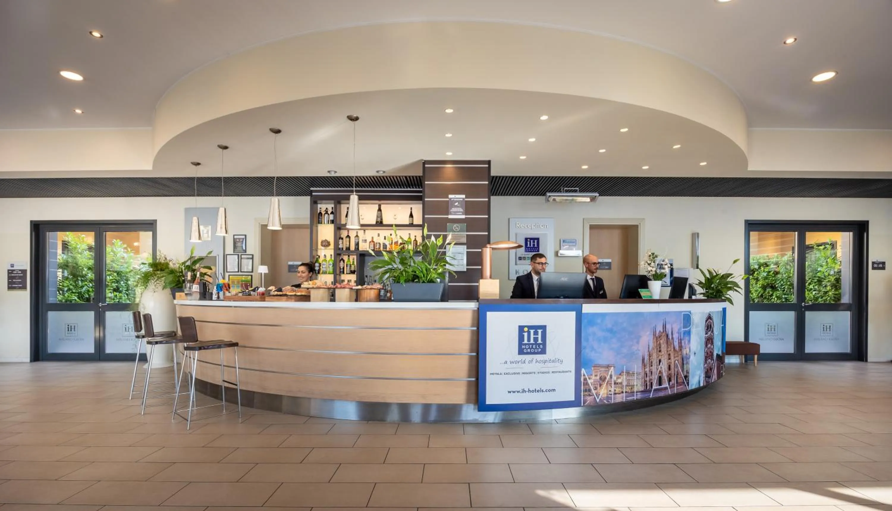 Lobby or reception in iH Hotels Milano Gioia
