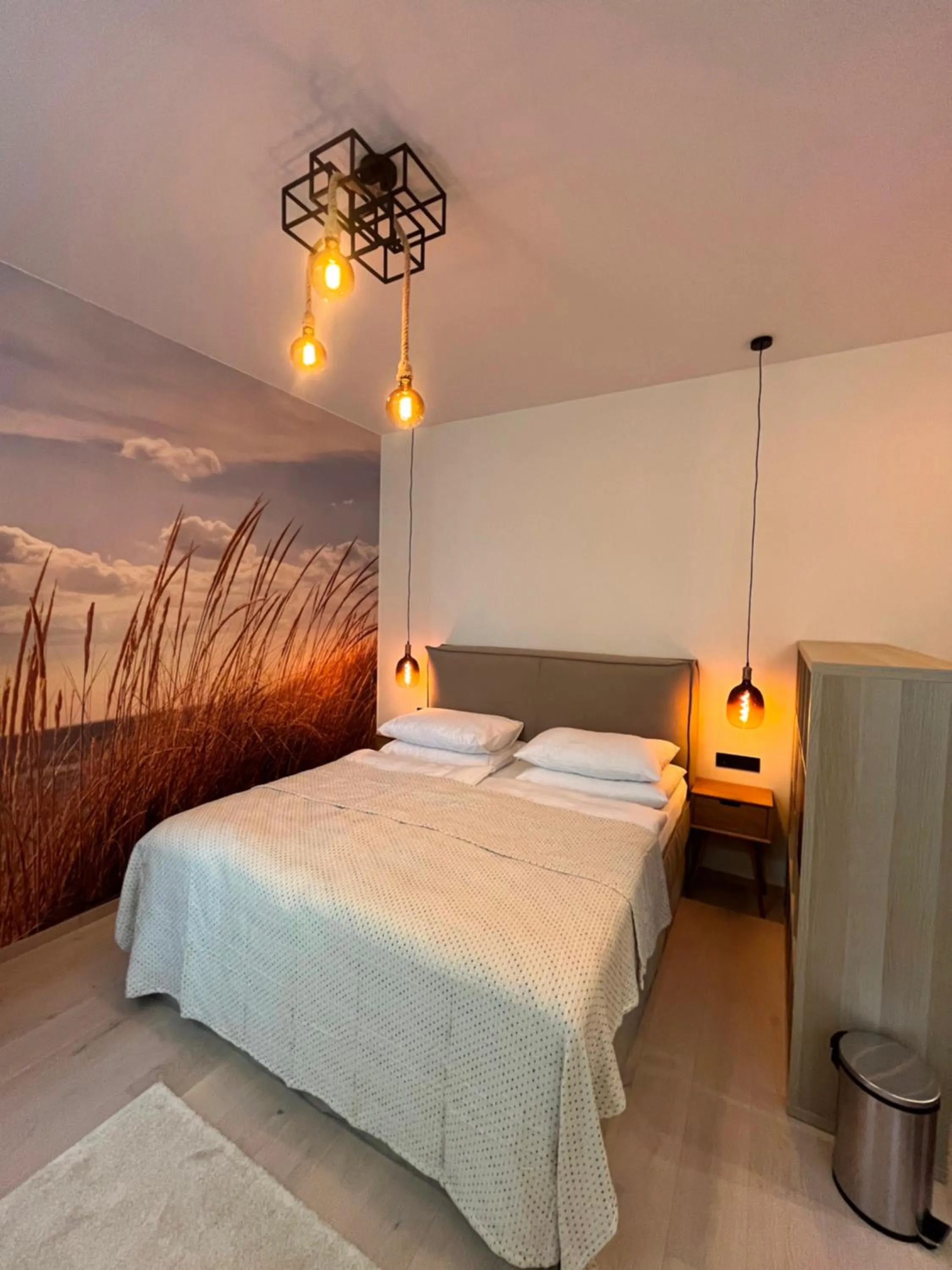 Bed in Street Living Hotel - Apartments