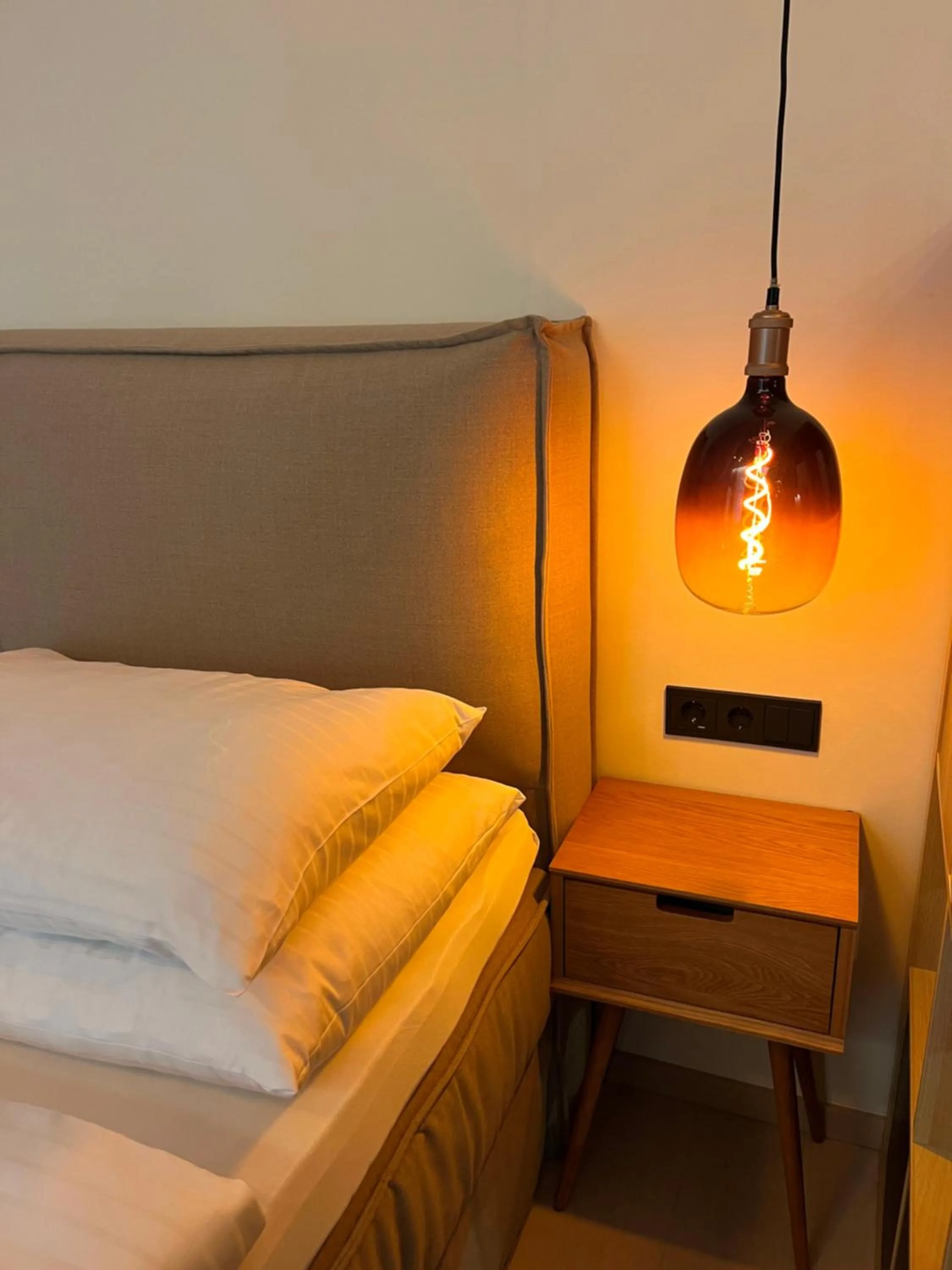 Bed in Street Living Hotel - Apartments