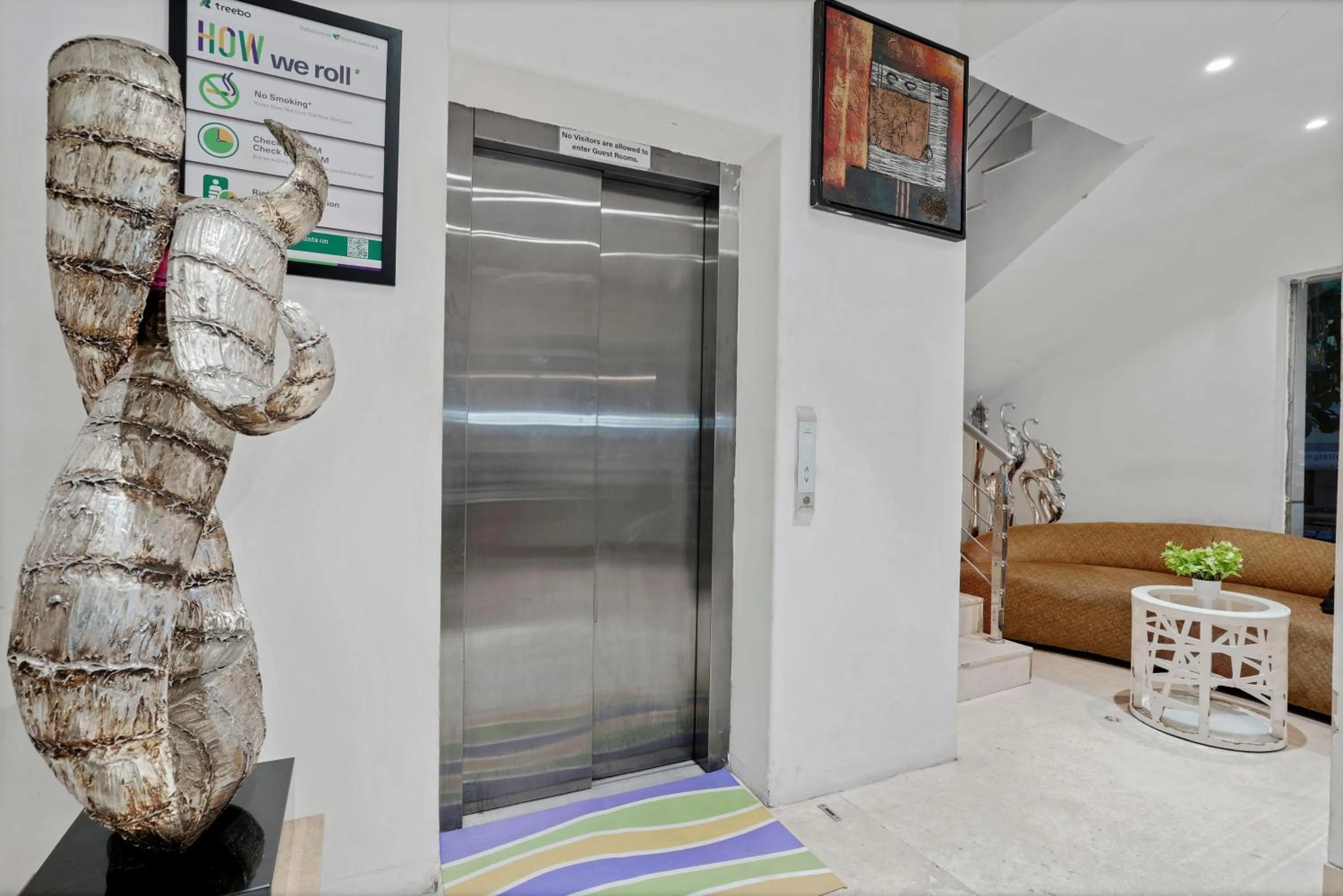 elevator in Treebo Jagadish Hotel, Jayanagar