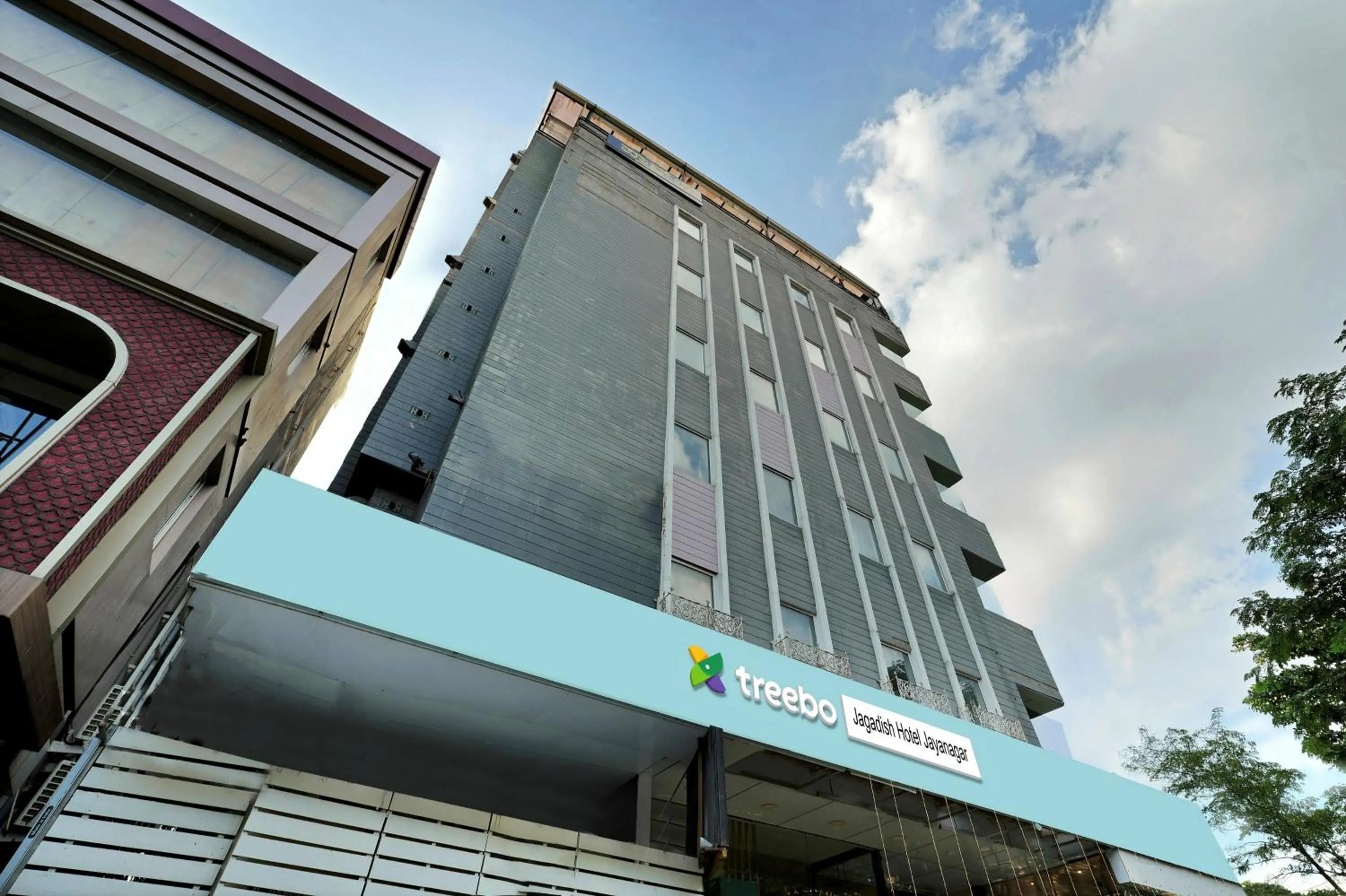 Property building in Treebo Jagadish Hotel, Jayanagar