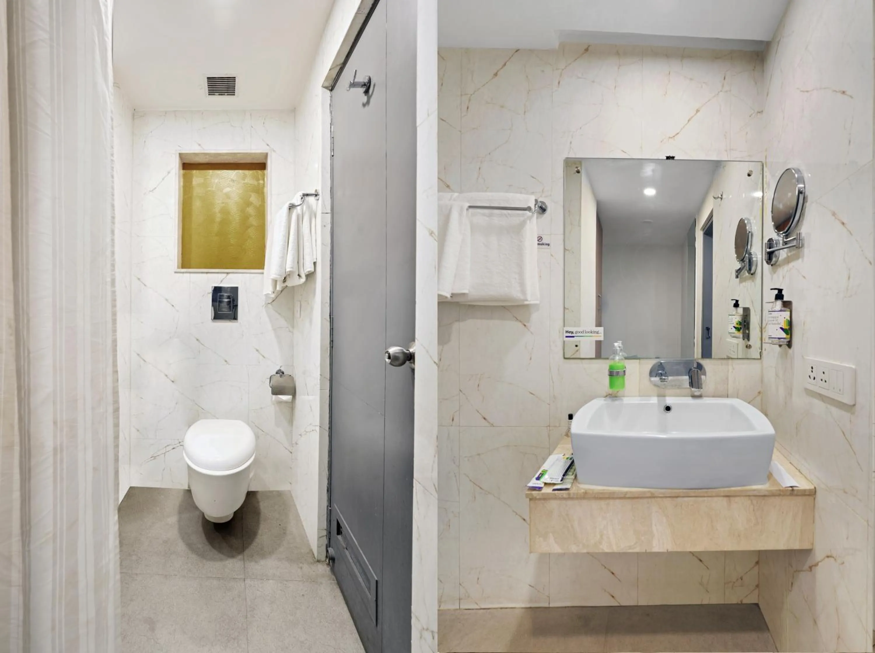 Bathroom in Treebo Jagadish Hotel, Jayanagar