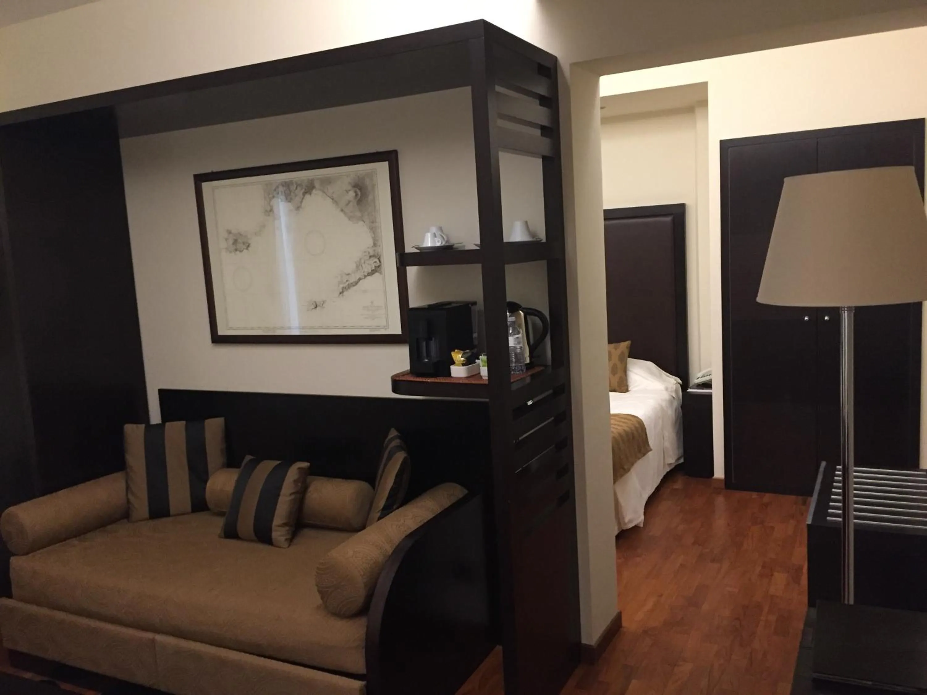 Seating area in Terrazza Marconi Hotel&Spamarine