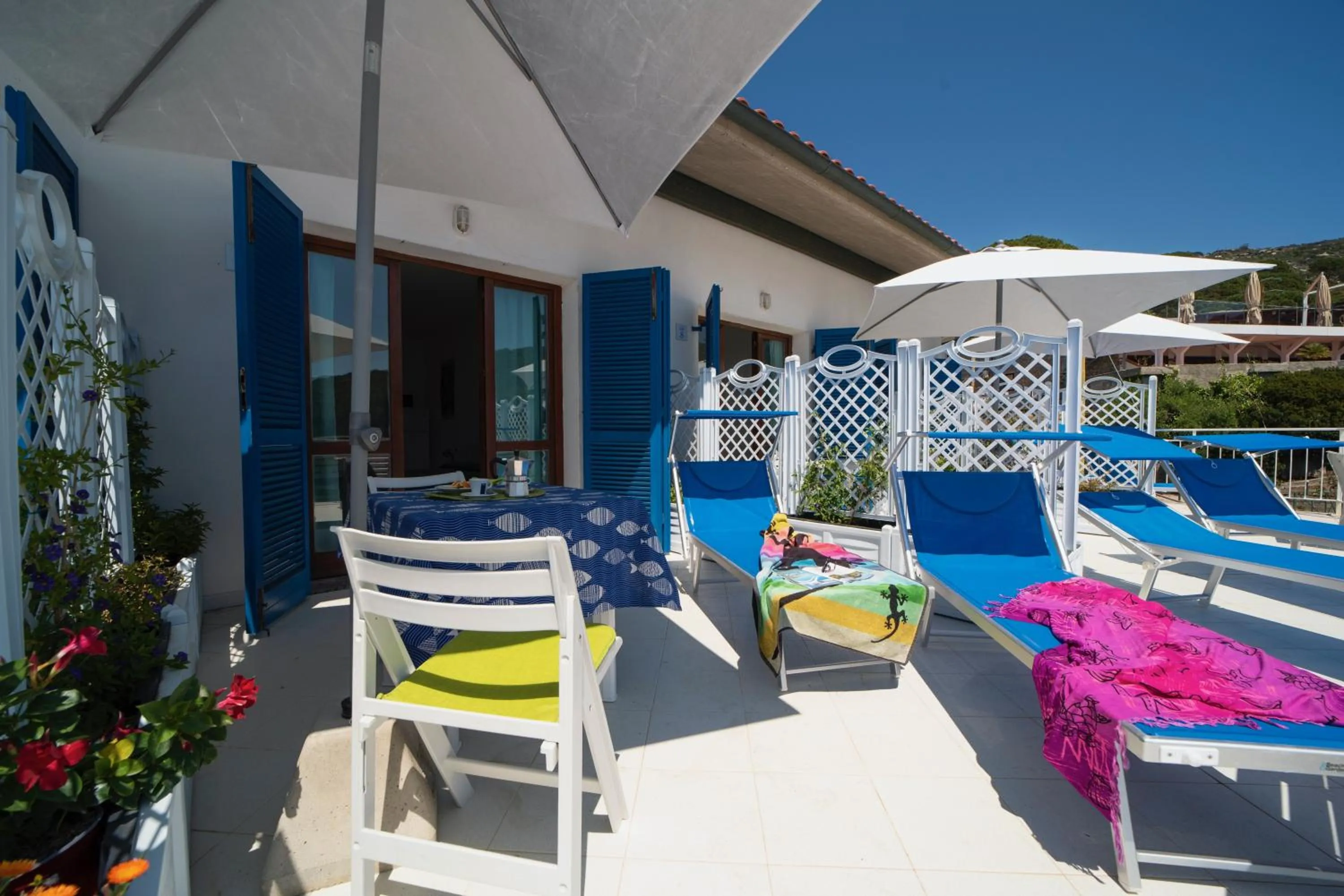 Facade/entrance in Le sirene