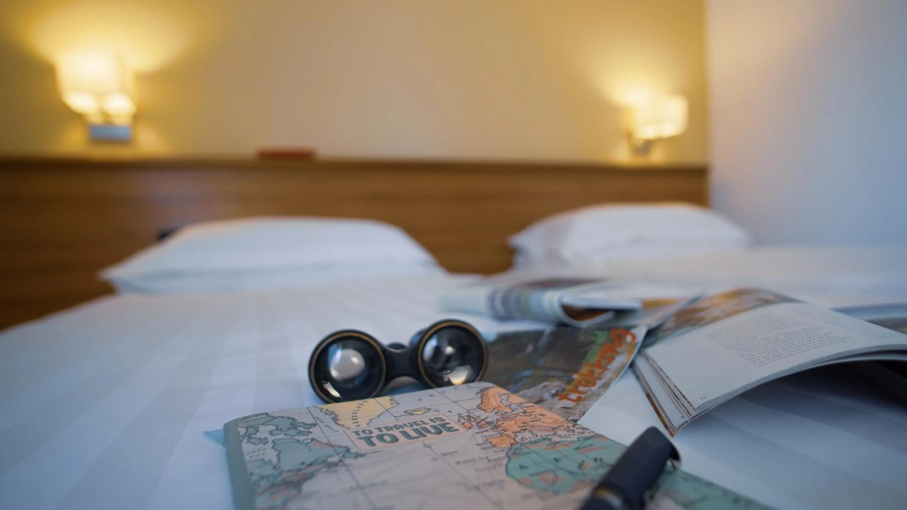 Bed in Mistral2 Hotel