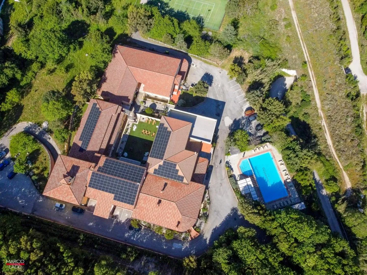 Bird's eye view in Pausania Inn