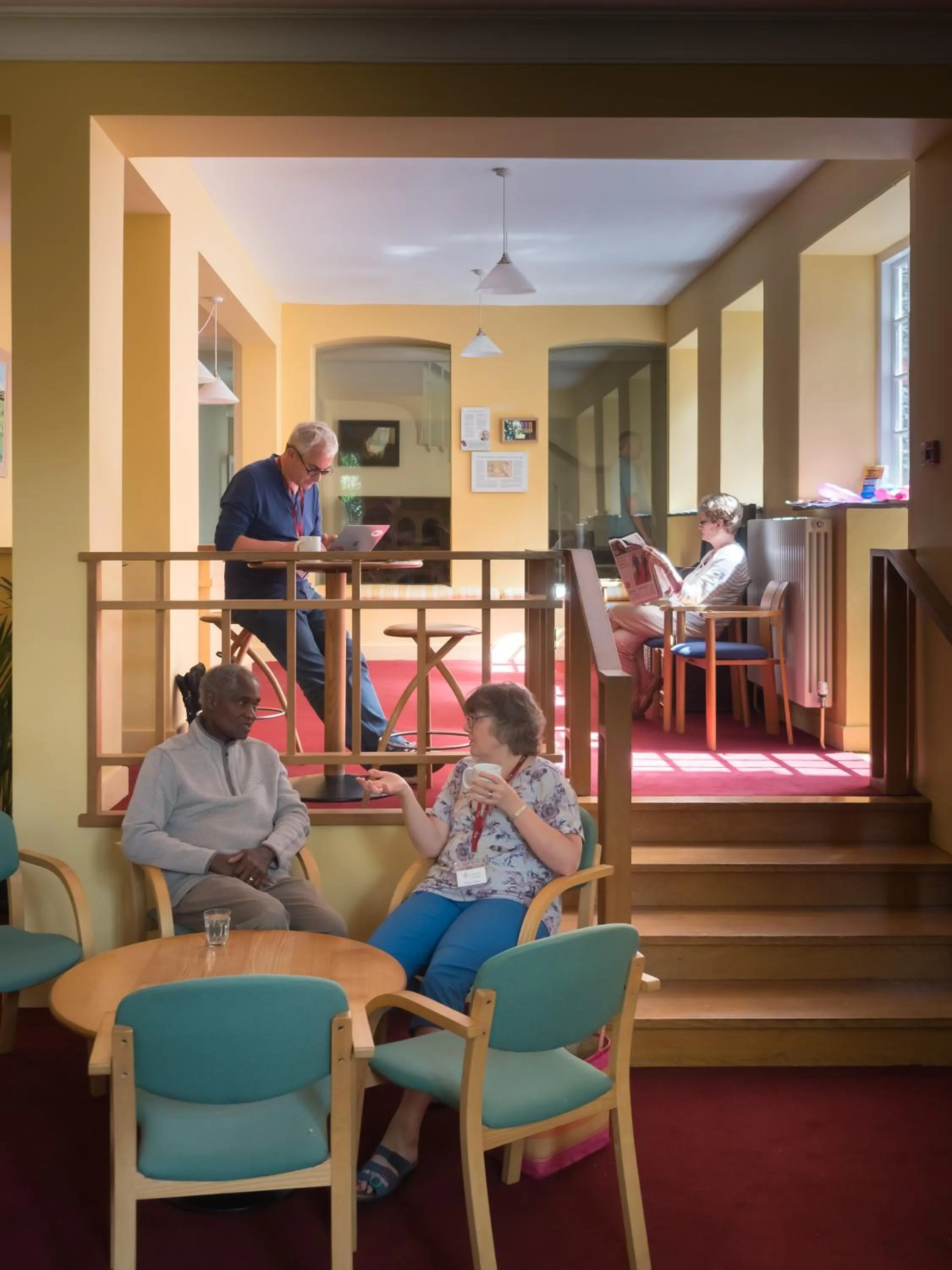 Seating area in Sarum College