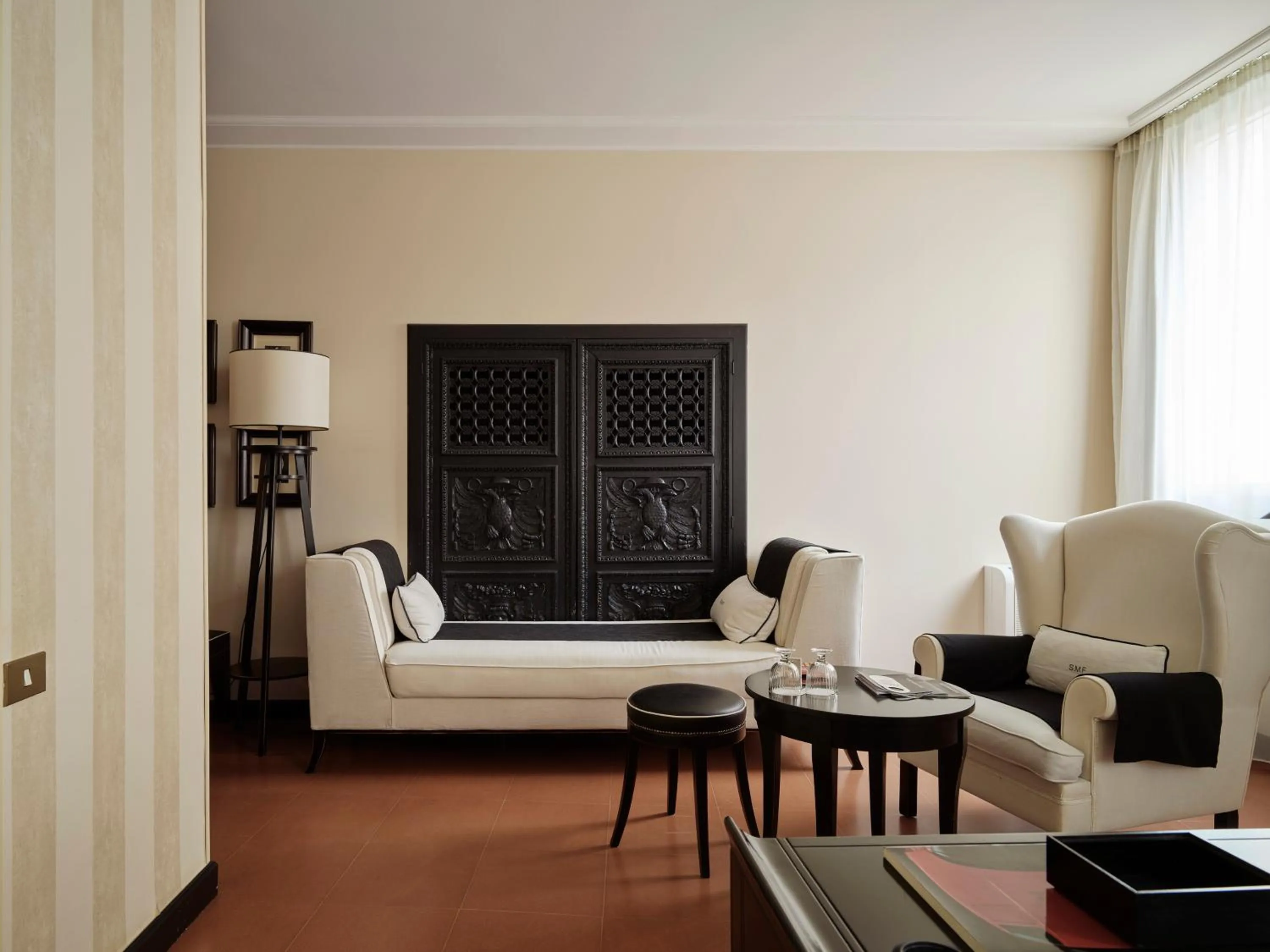 Seating area, Bed in Santa Maria Foris