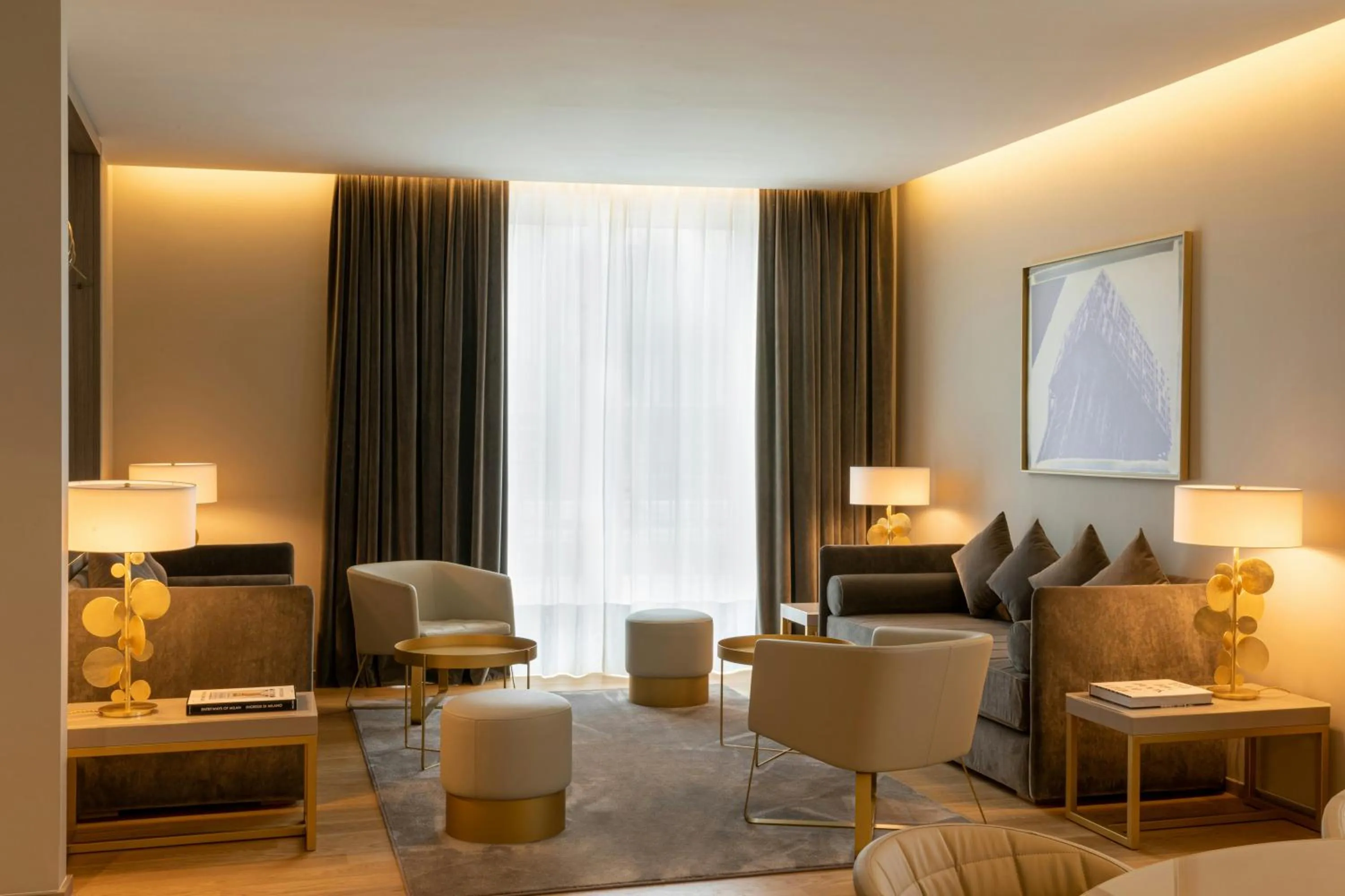 Bedroom in Rosa Grand Milano - Starhotels Collezione