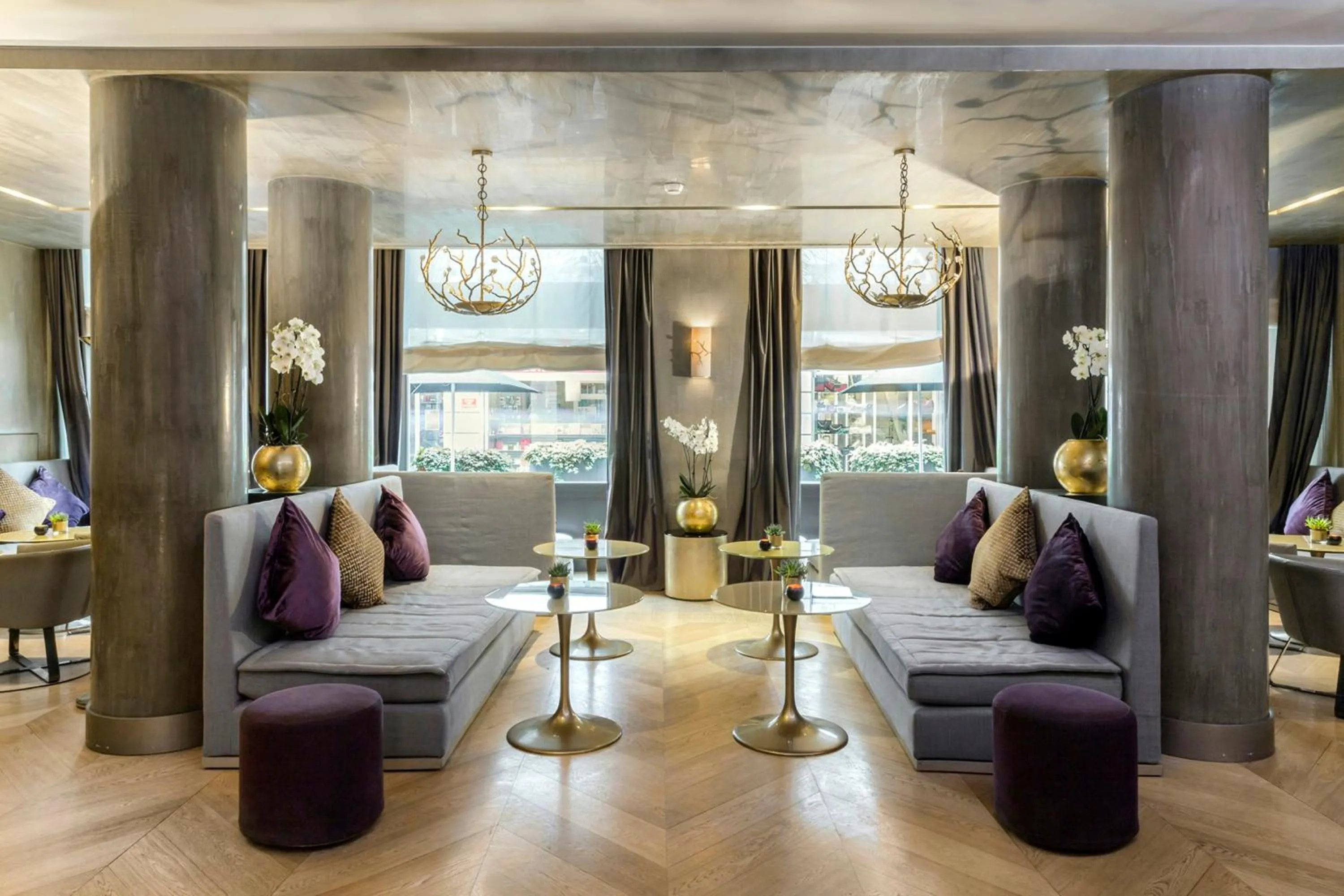 Lounge or bar in Rosa Grand Milano - Starhotels Collezione