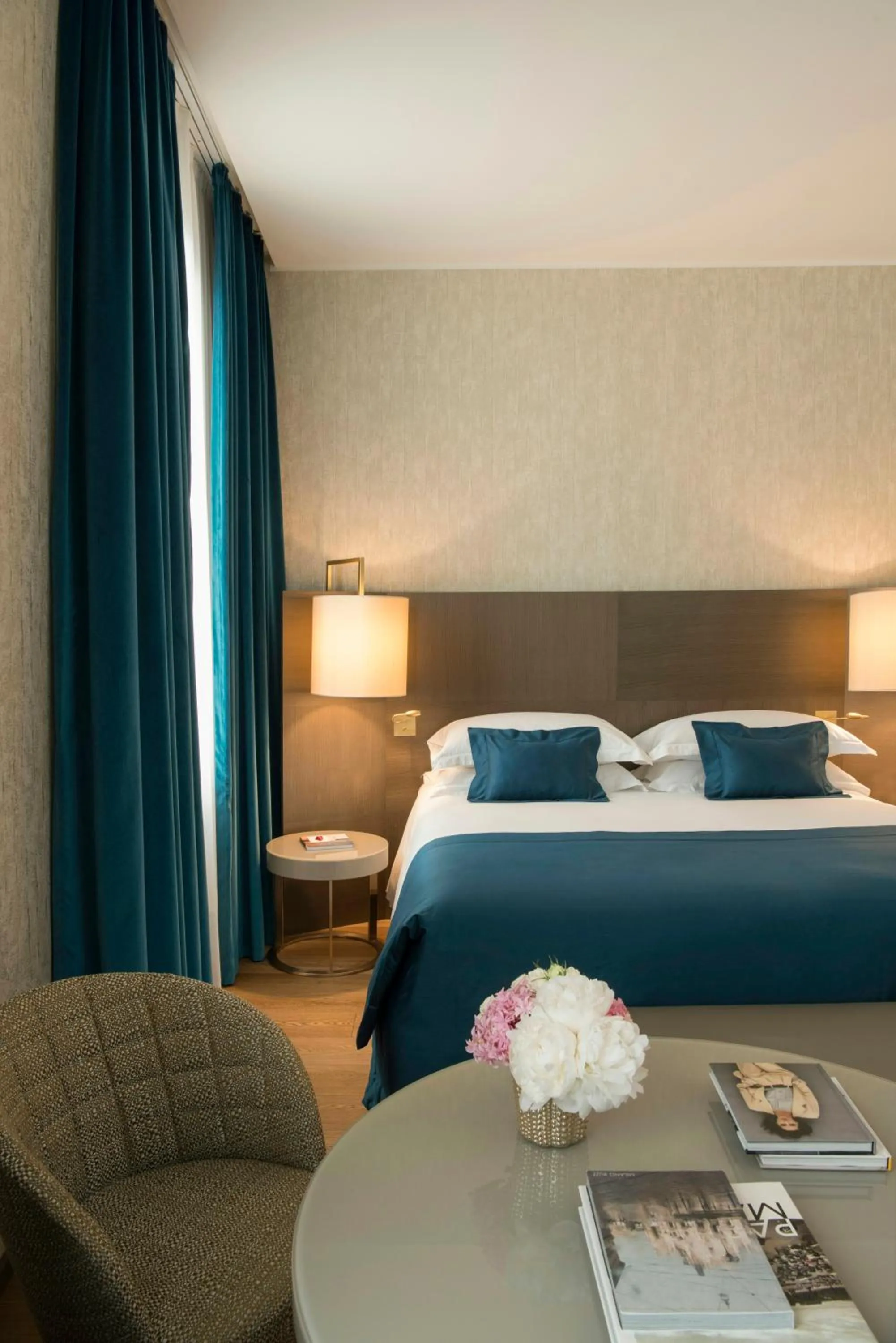 Photo of the whole room, Bed in Rosa Grand Milano - Starhotels Collezione