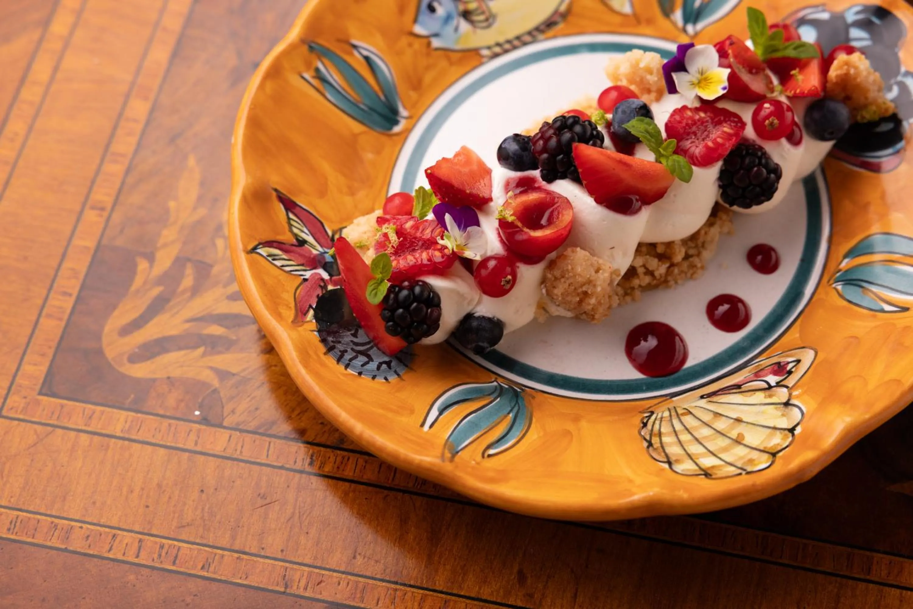 Food close-up in Hotel Caesar Augustus