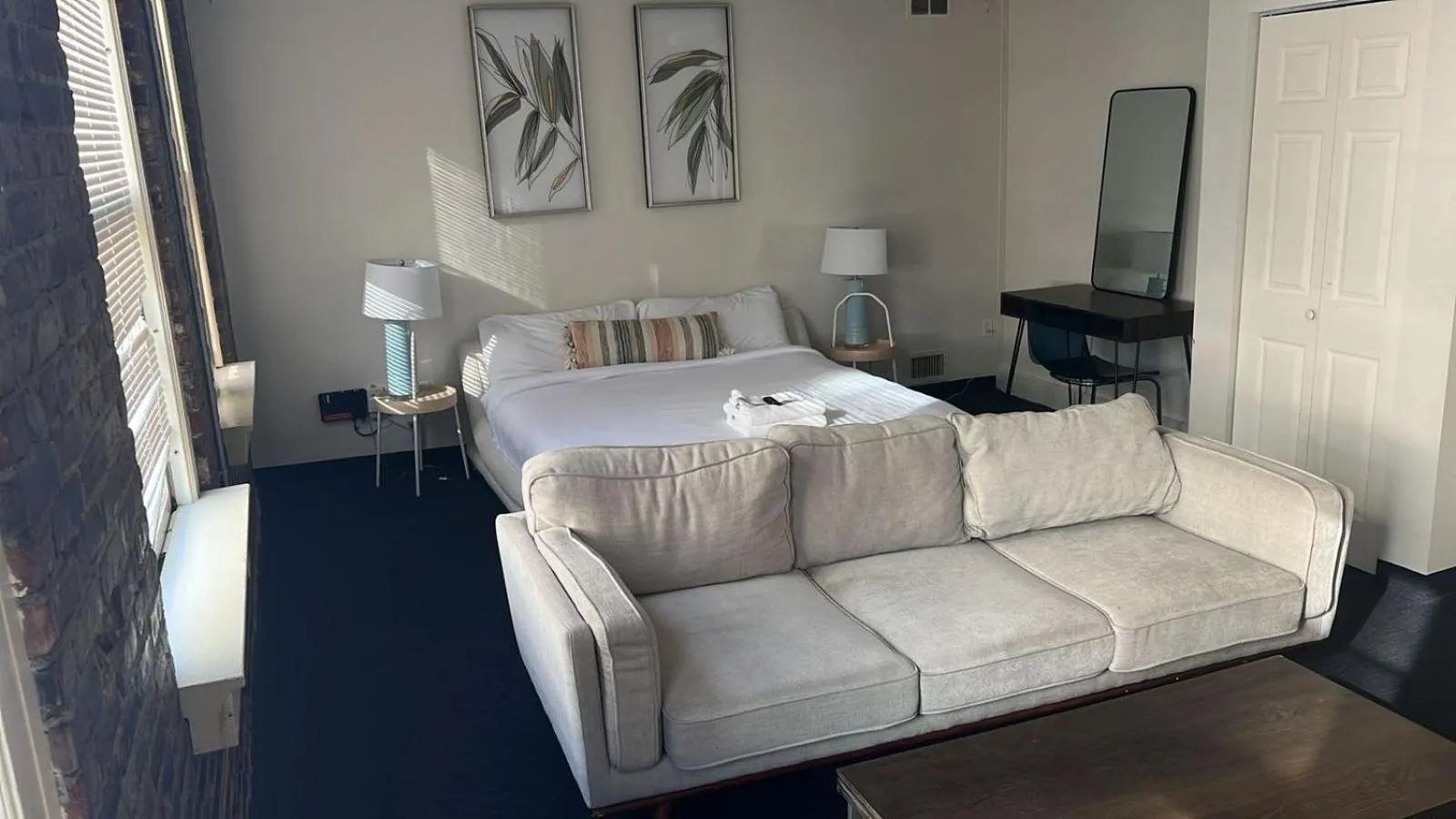 Bed in Michie House in College Hill