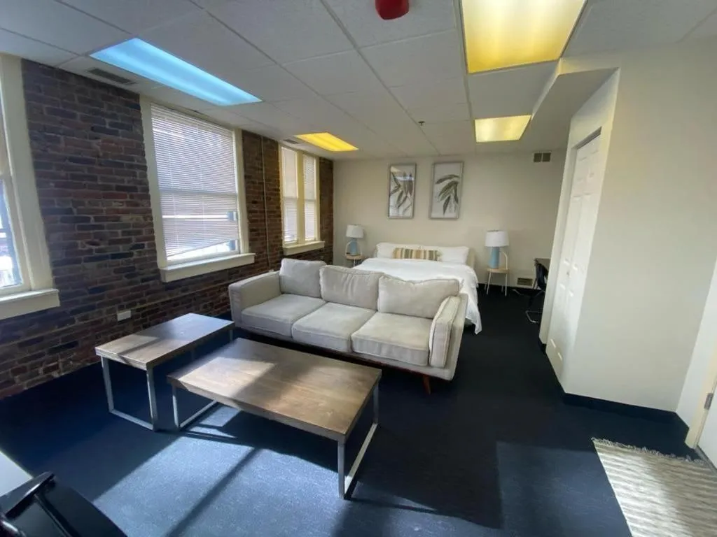 Bed in Michie House in College Hill