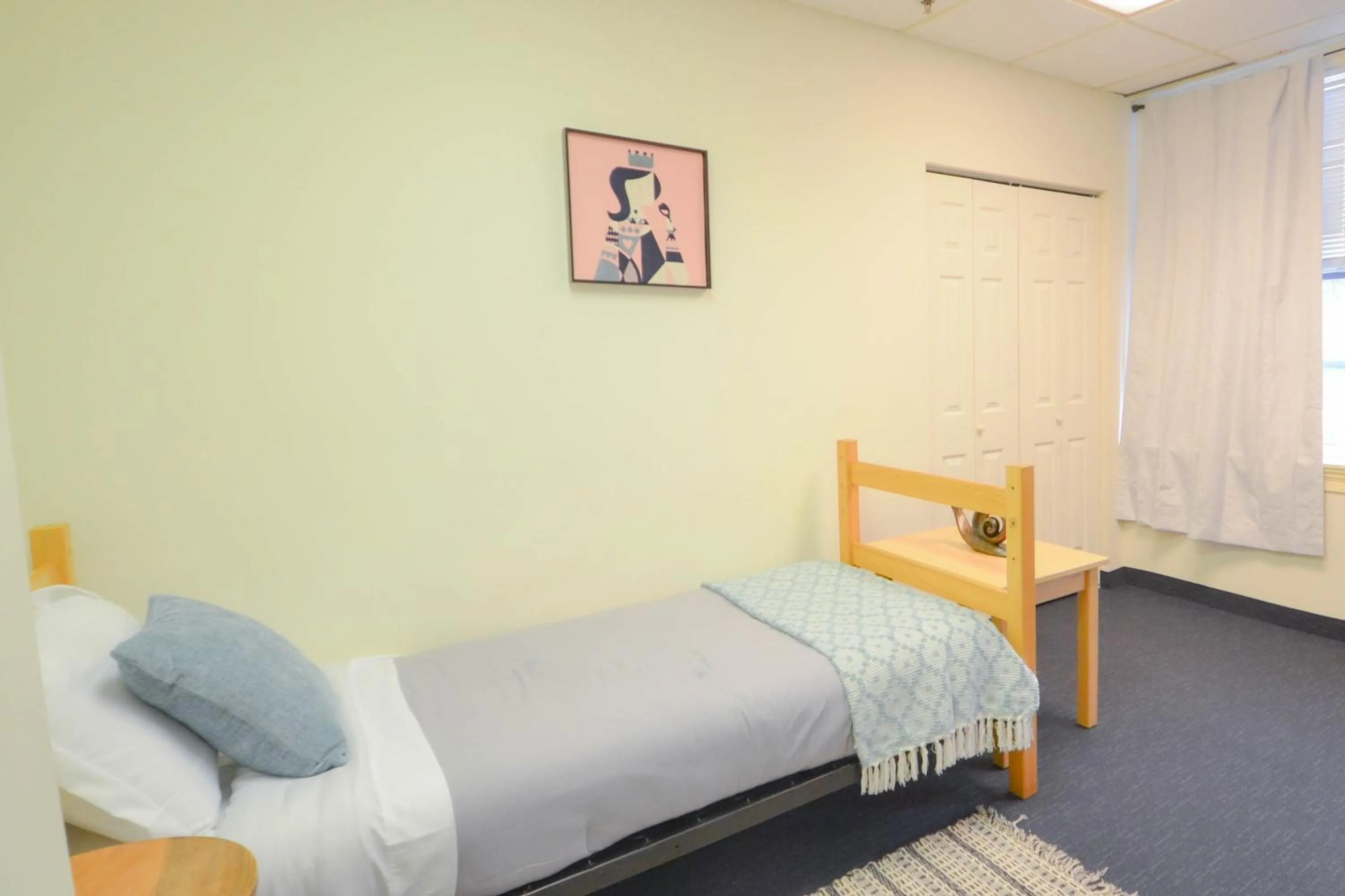 Bed in Michie House in College Hill