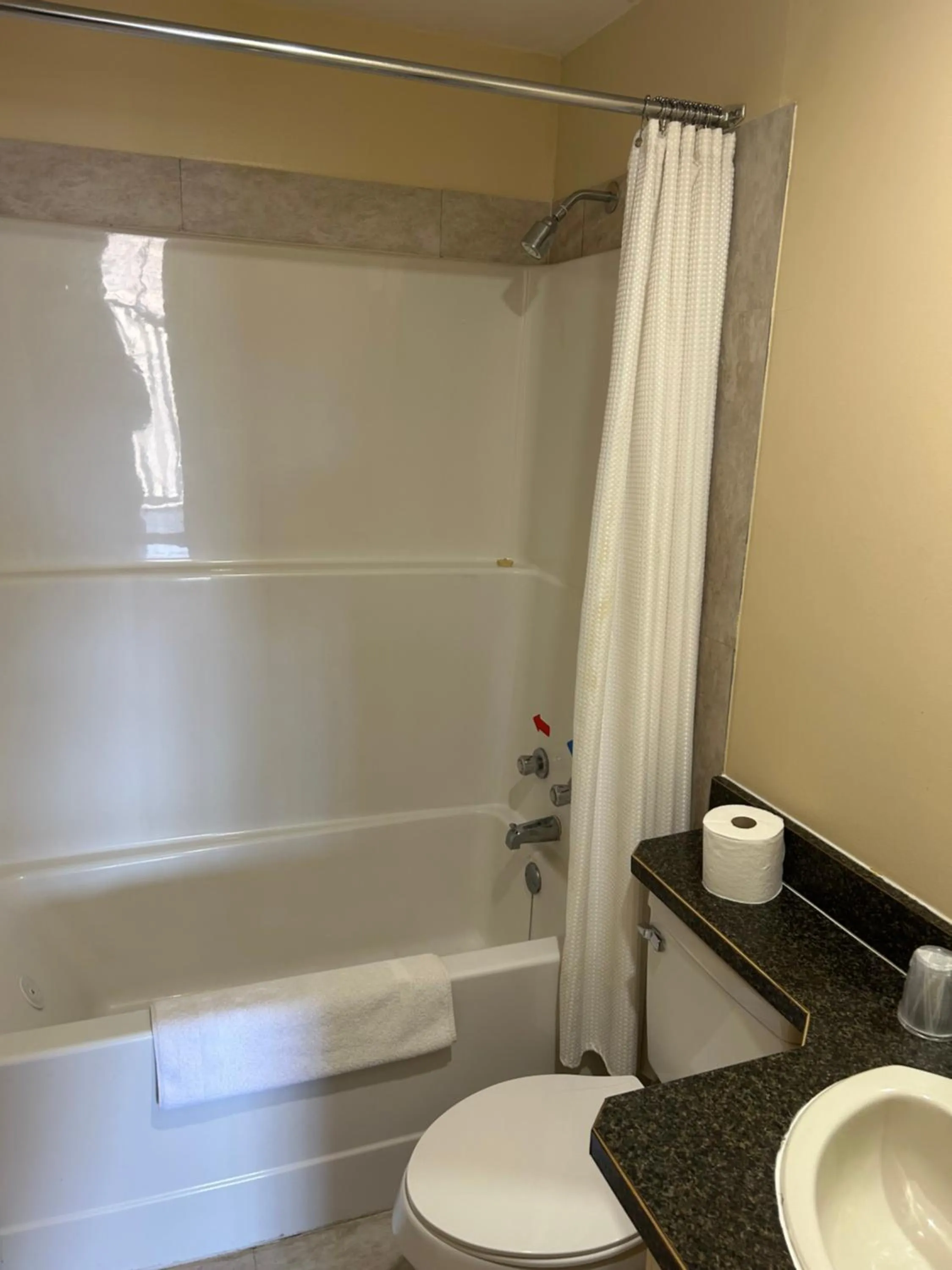 Bathroom in Kings Court Motel