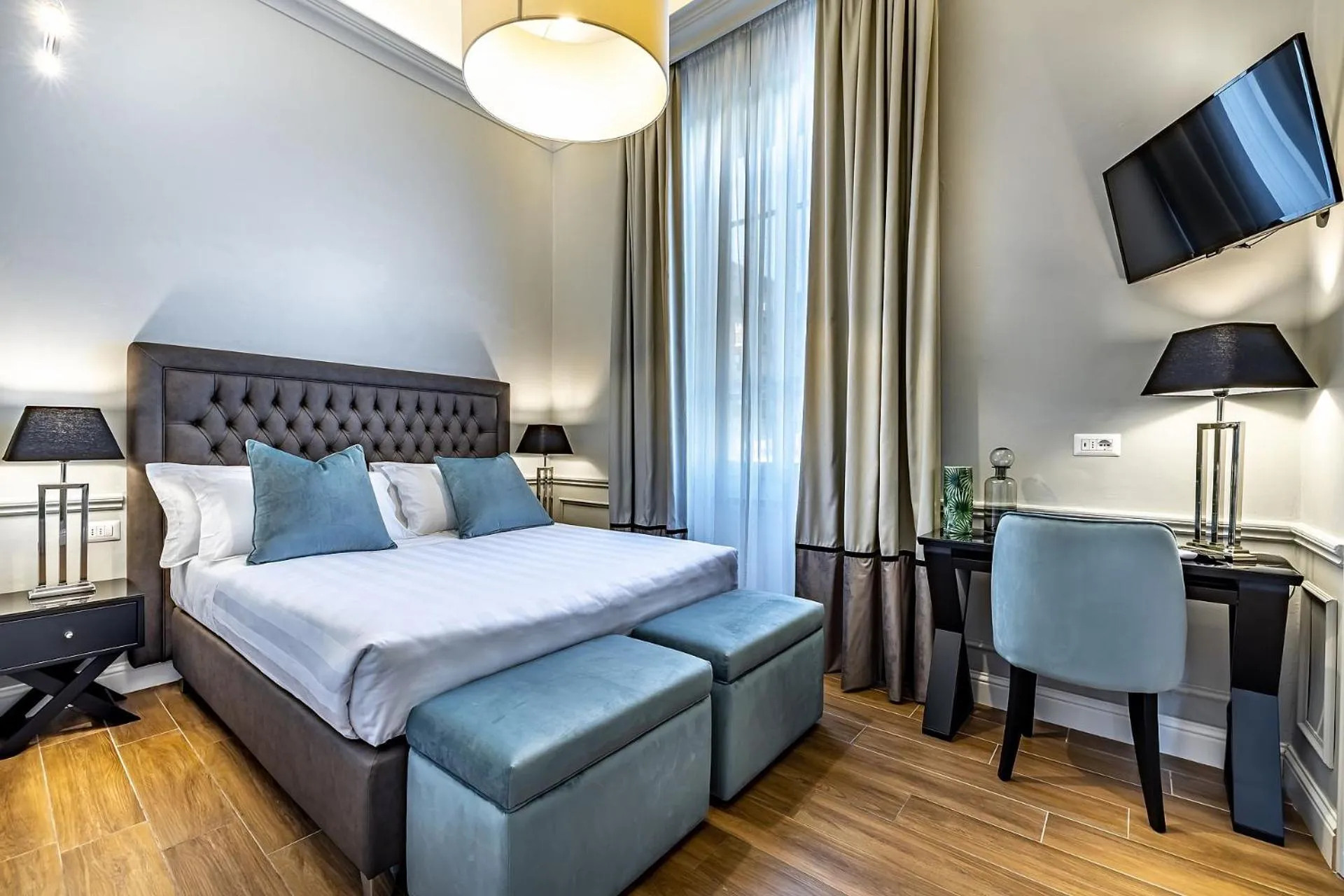 Bed in Hotel Ungherese Small Luxury Hotel