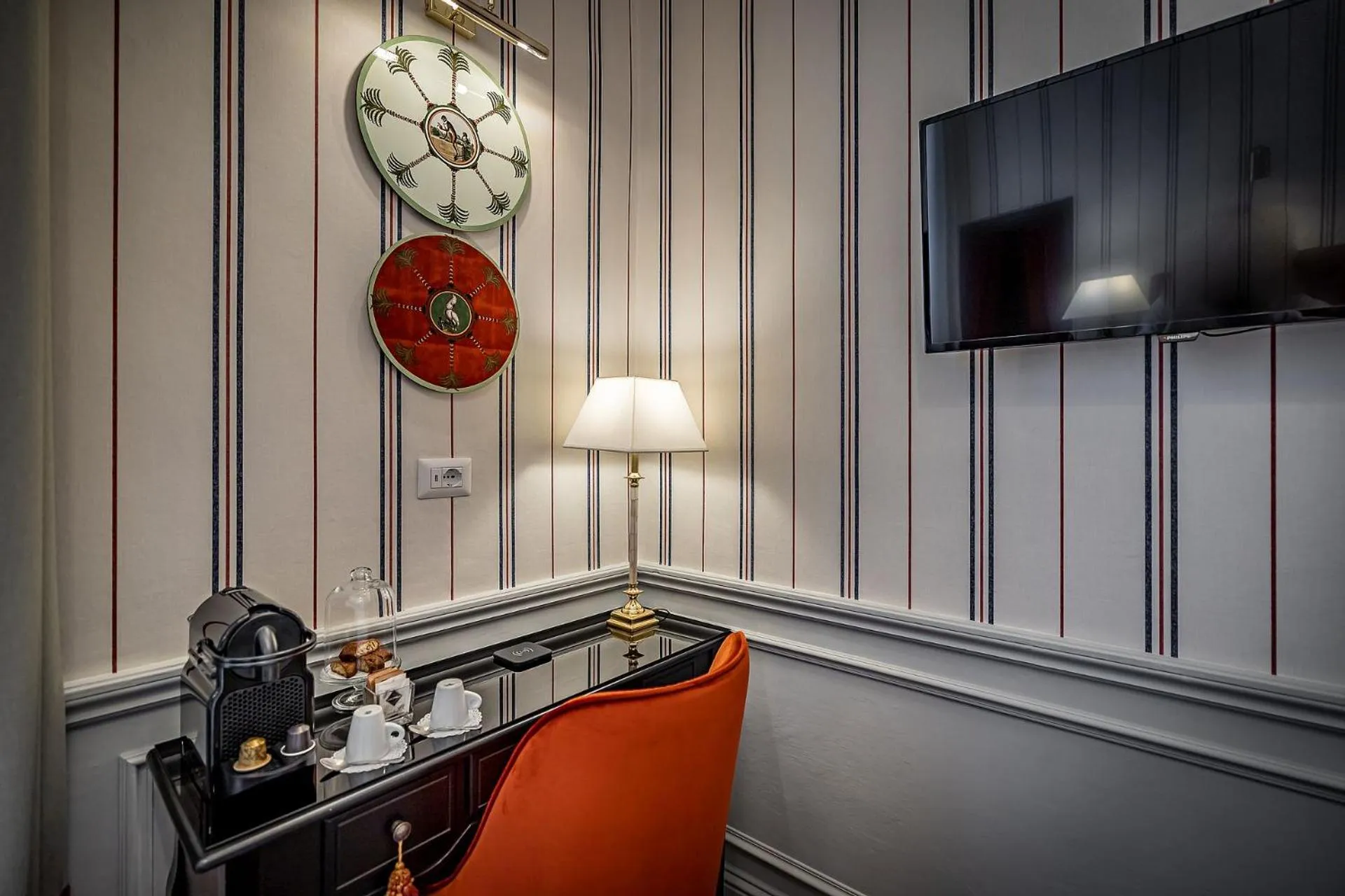 Decorative detail in Hotel Ungherese Small Luxury Hotel