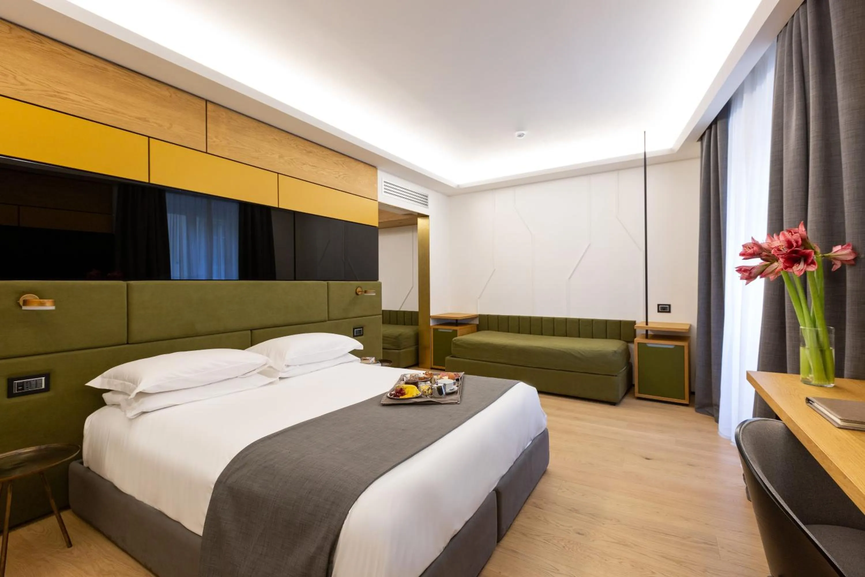 Bedroom, Bed in Hotel Silla