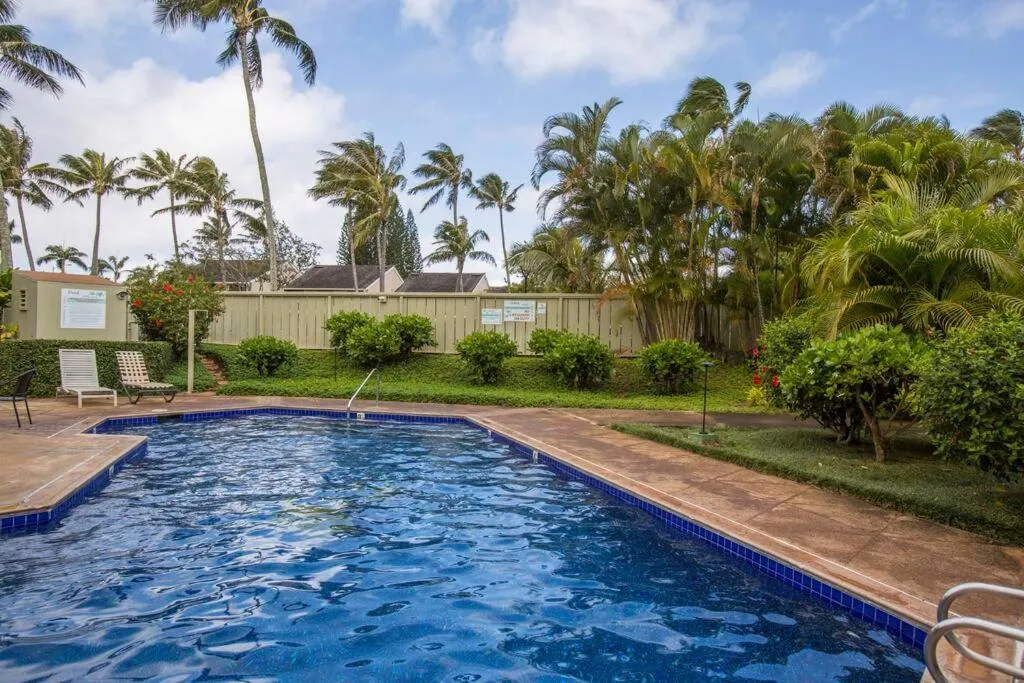 Swimming pool in Beach Cozy North Shore Turtle Bay Condo