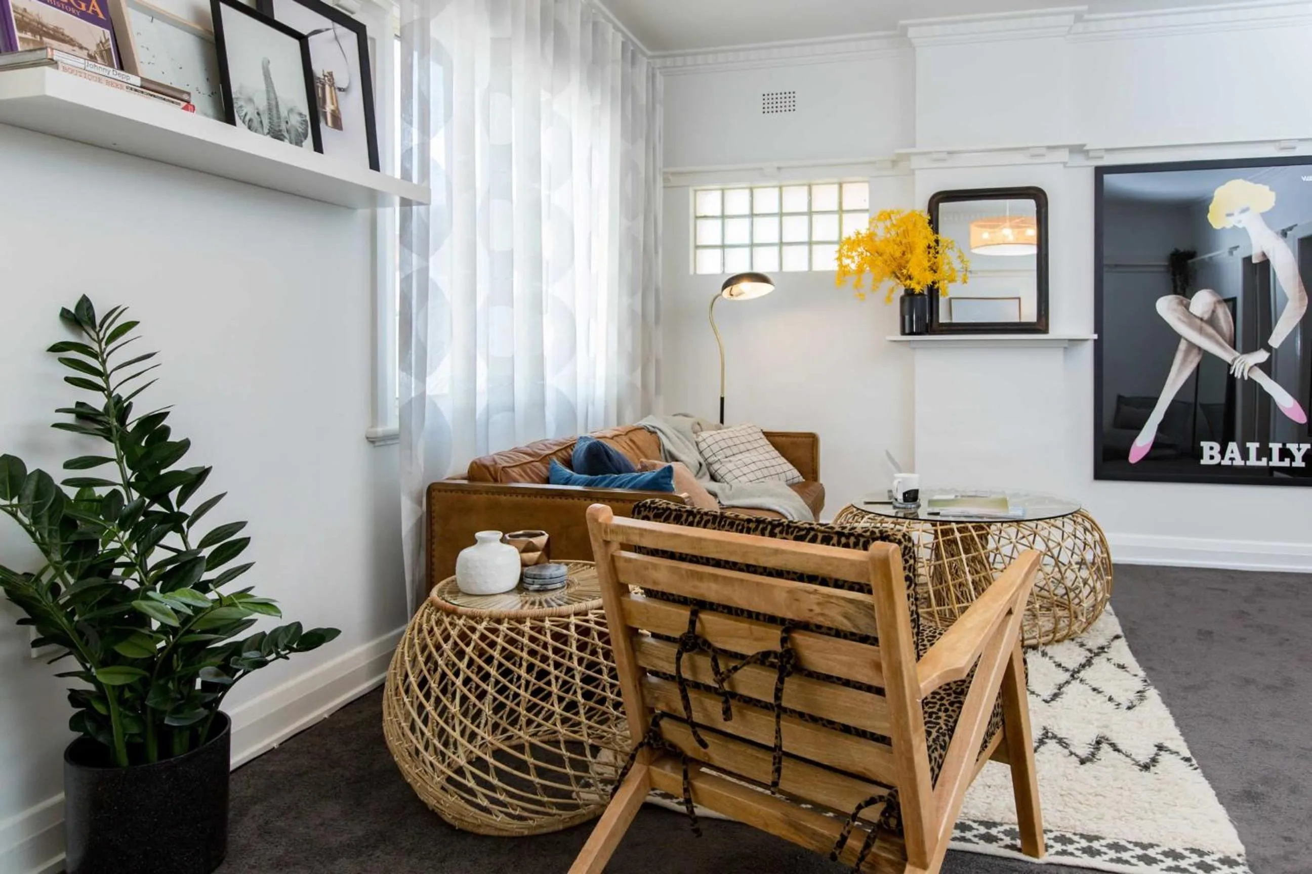 Living room in The Baylis Boutique Apartments