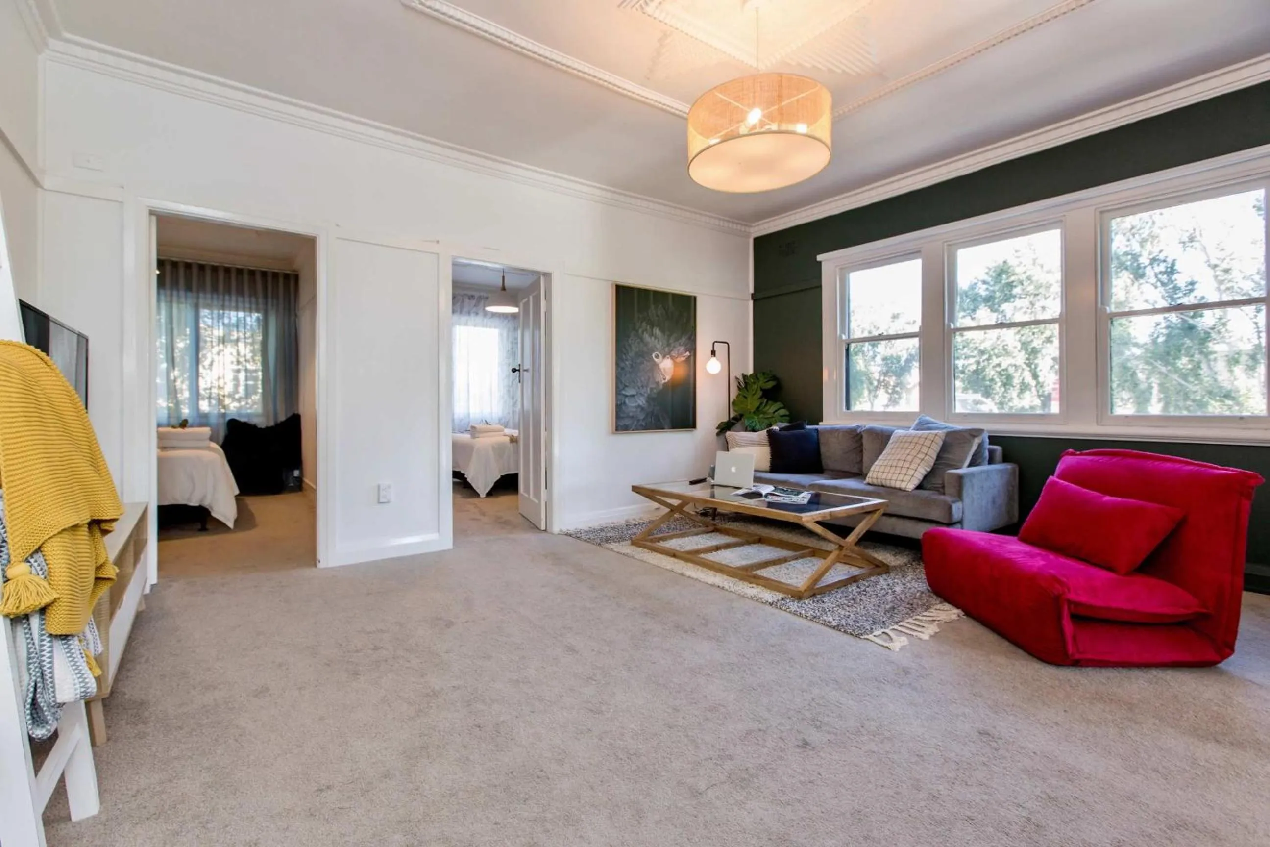 Living room in The Baylis Boutique Apartments