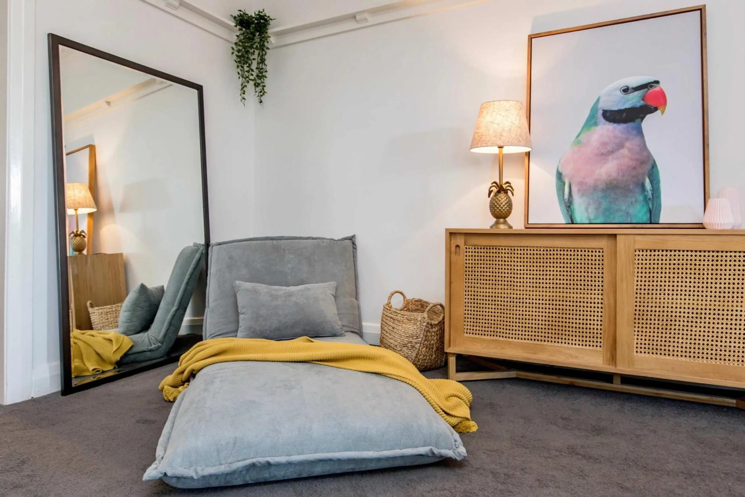 Living room, Bed in The Baylis Boutique Apartments