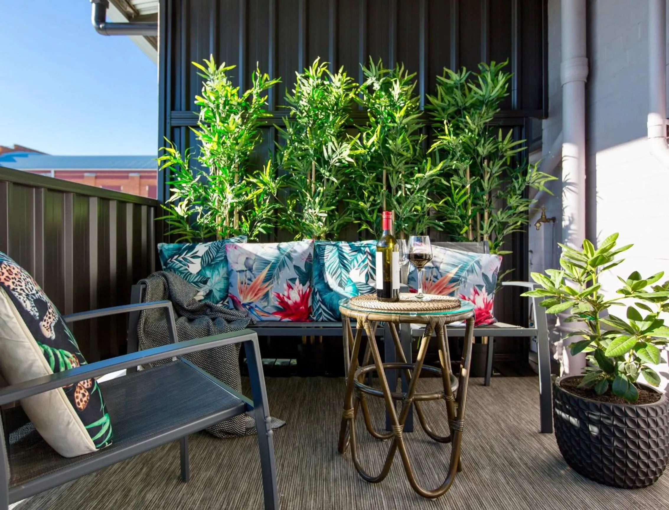 Patio in The Baylis Boutique Apartments