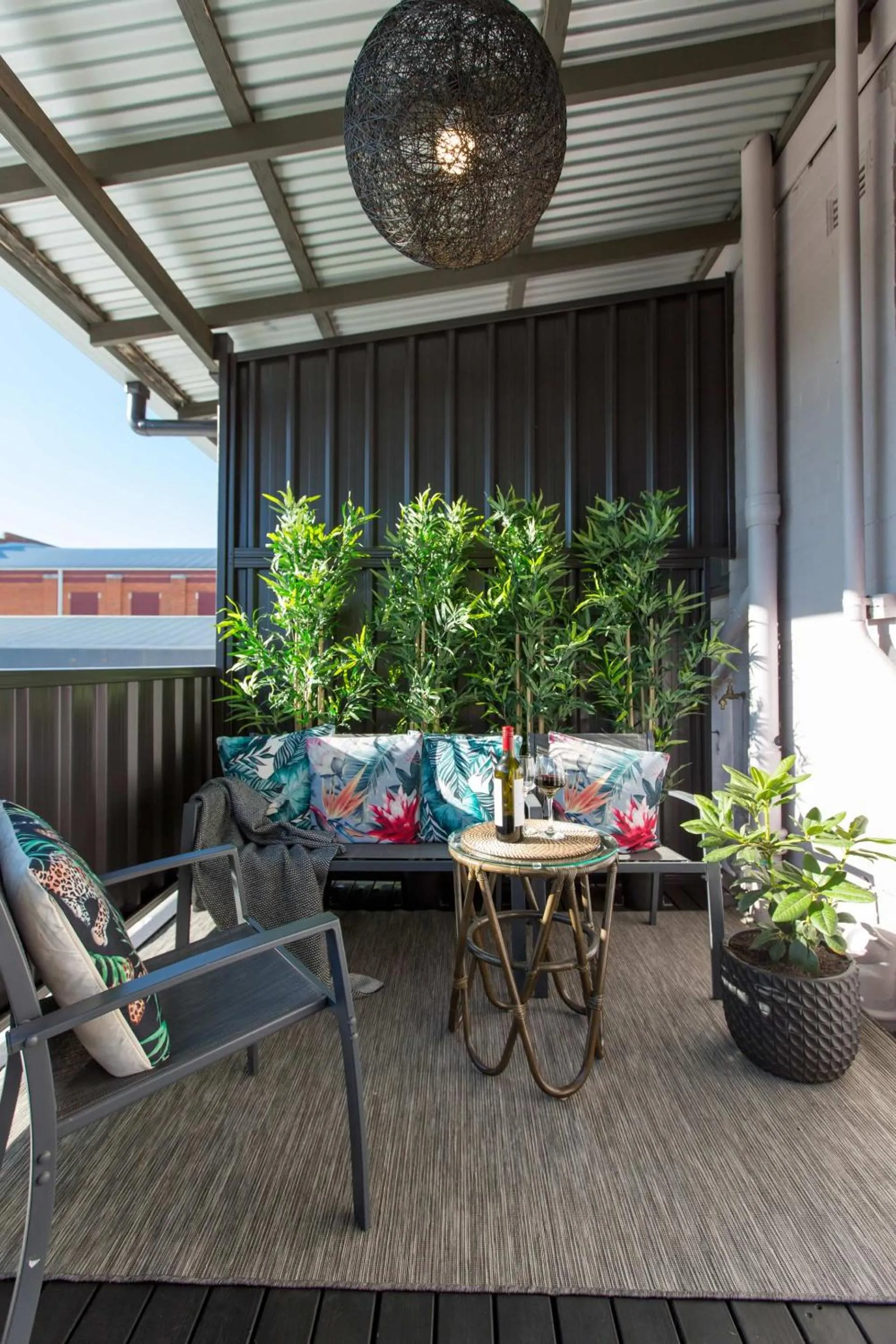 Patio in The Baylis Boutique Apartments