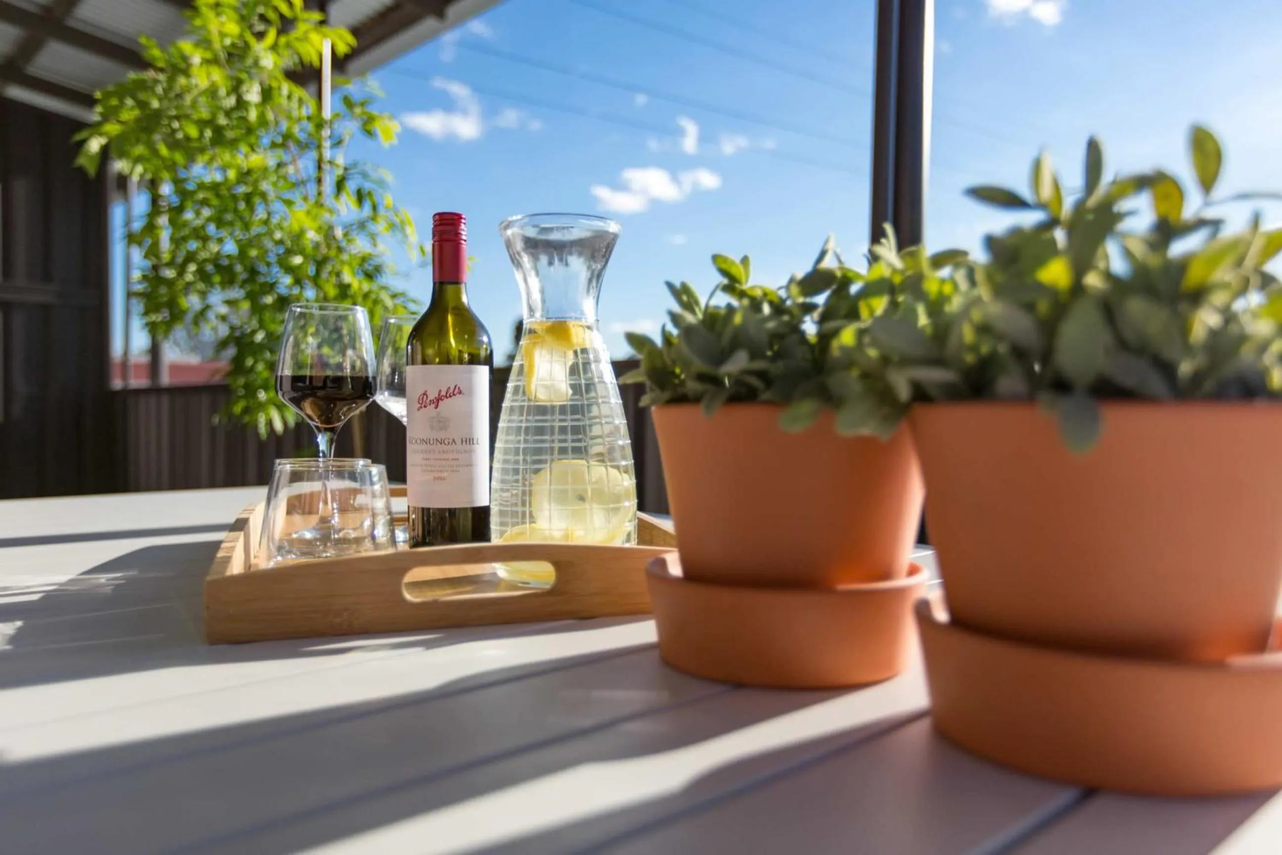 Balcony/Terrace in The Baylis Boutique Apartments