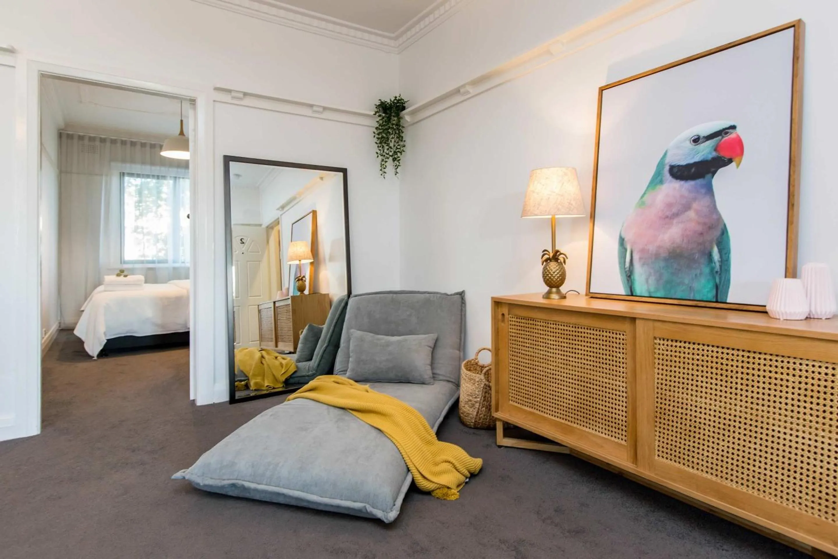 Living room, Bed in The Baylis Boutique Apartments