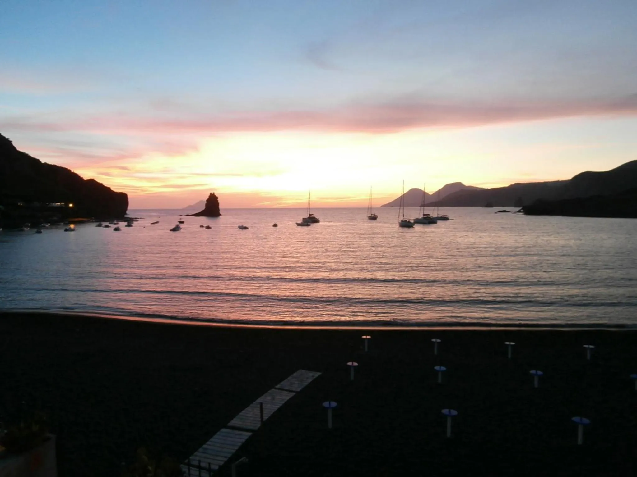 Sunset in Hotel Conti