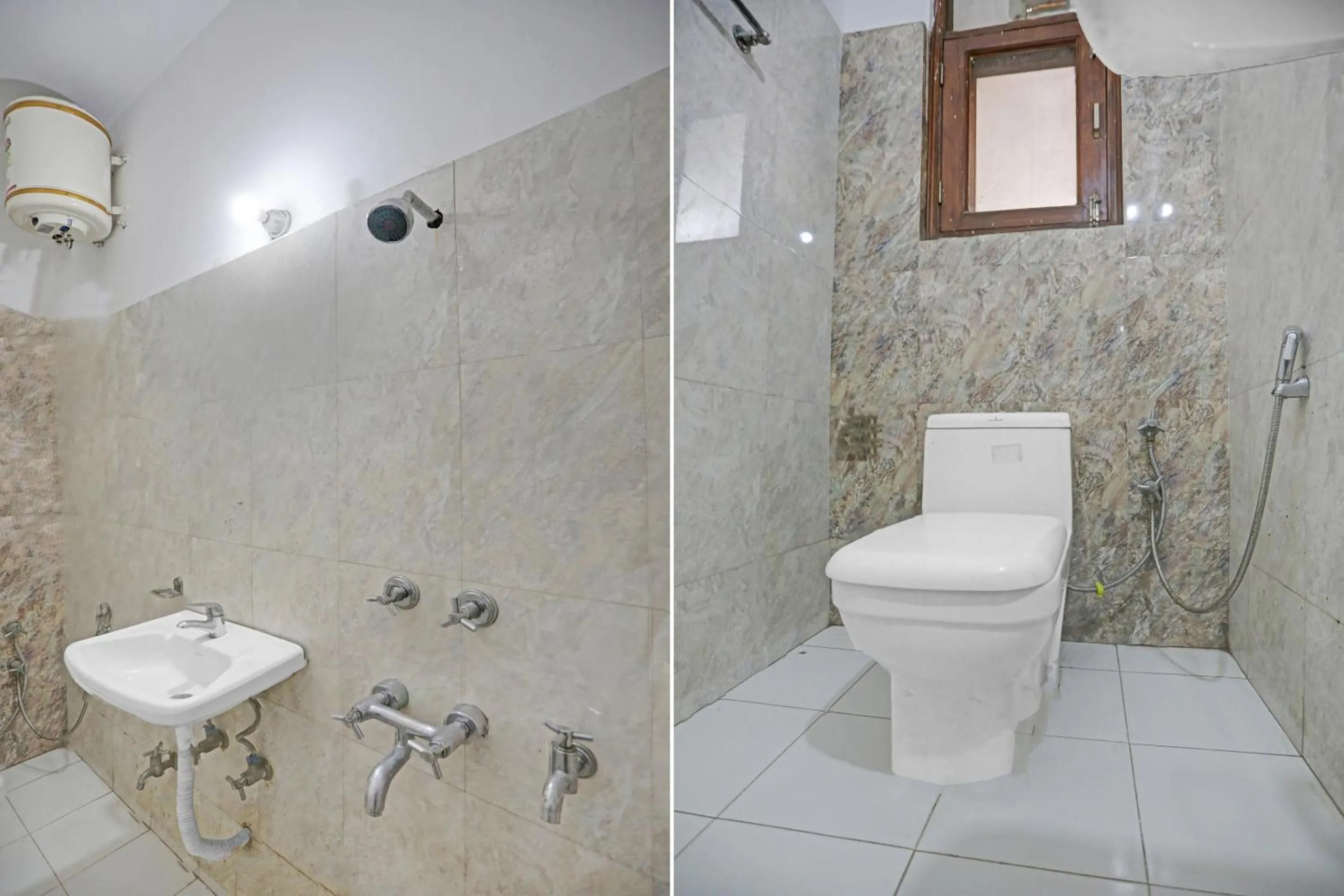 Bathroom in Hotel O Premium Stay Near Dlf Avenue Saket