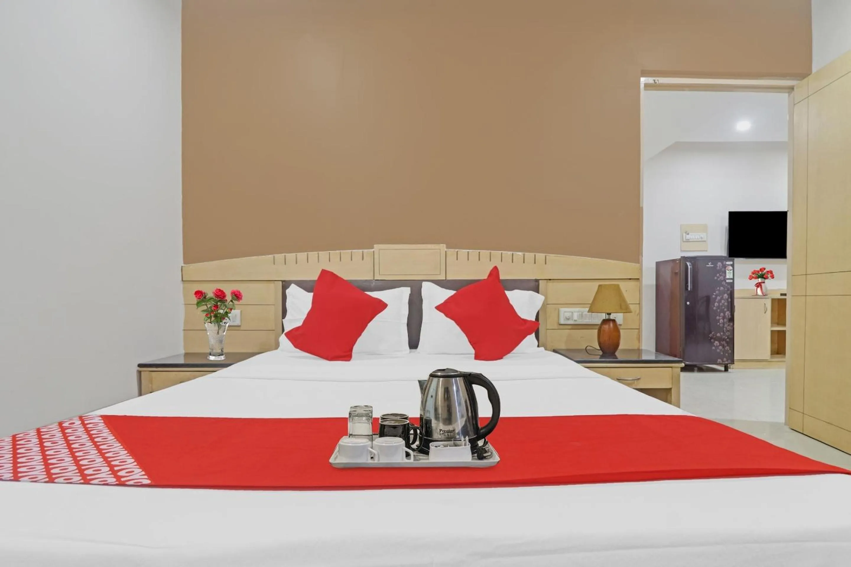 Bedroom, Bed in Hotel O Padmini Near Lakdikapool Metro Station