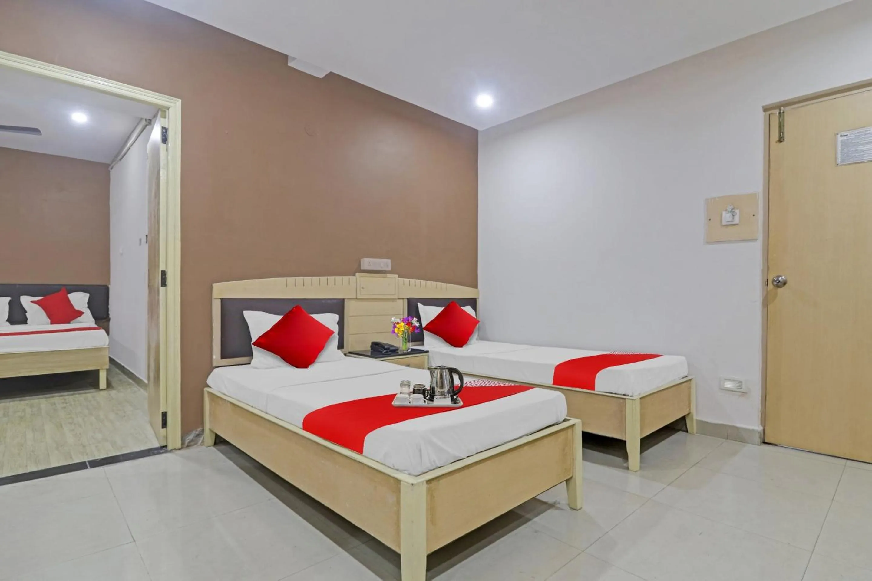 Bedroom, Bed in Hotel O Padmini Near Lakdikapool Metro Station