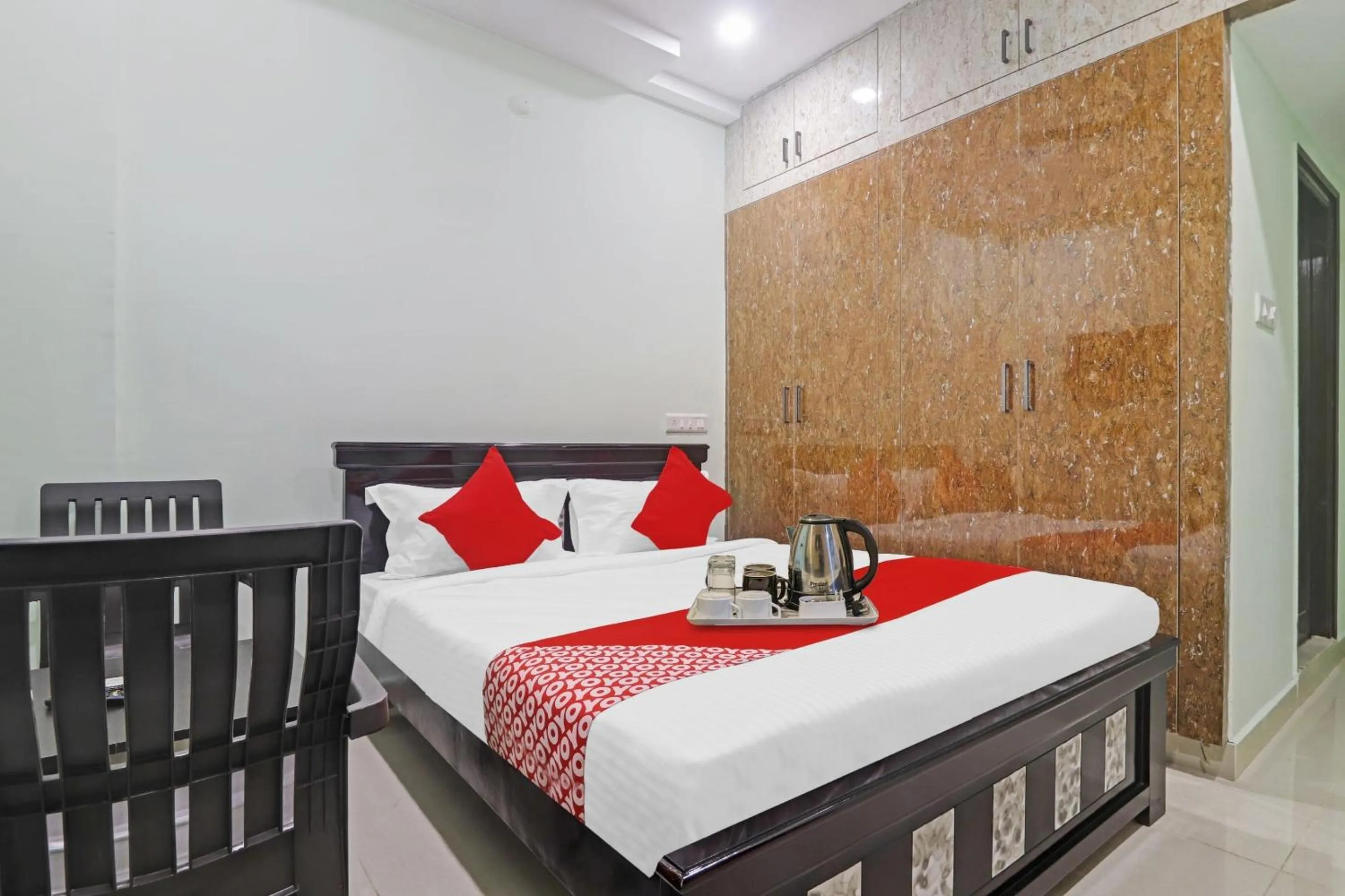 Bedroom, Bed in Hotel O Hanuma Residency