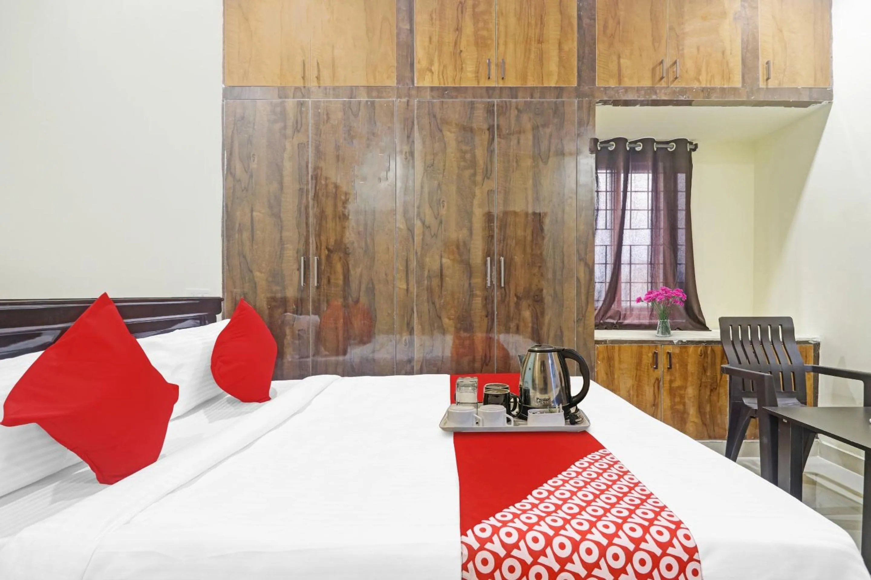 Bedroom, Bed in Hotel O Hanuma Residency