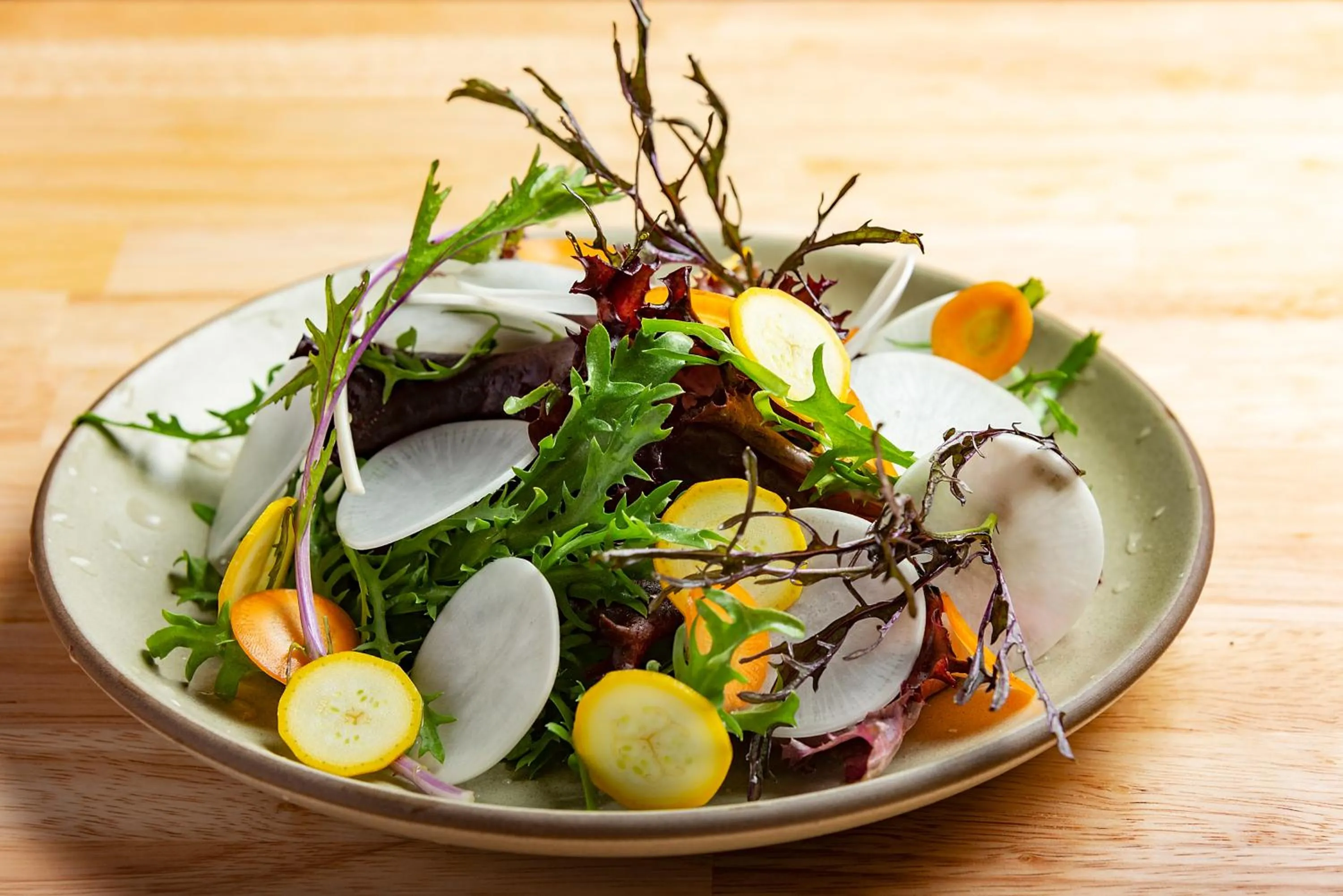 Food close-up in plat hostel keikyu kamakura wave