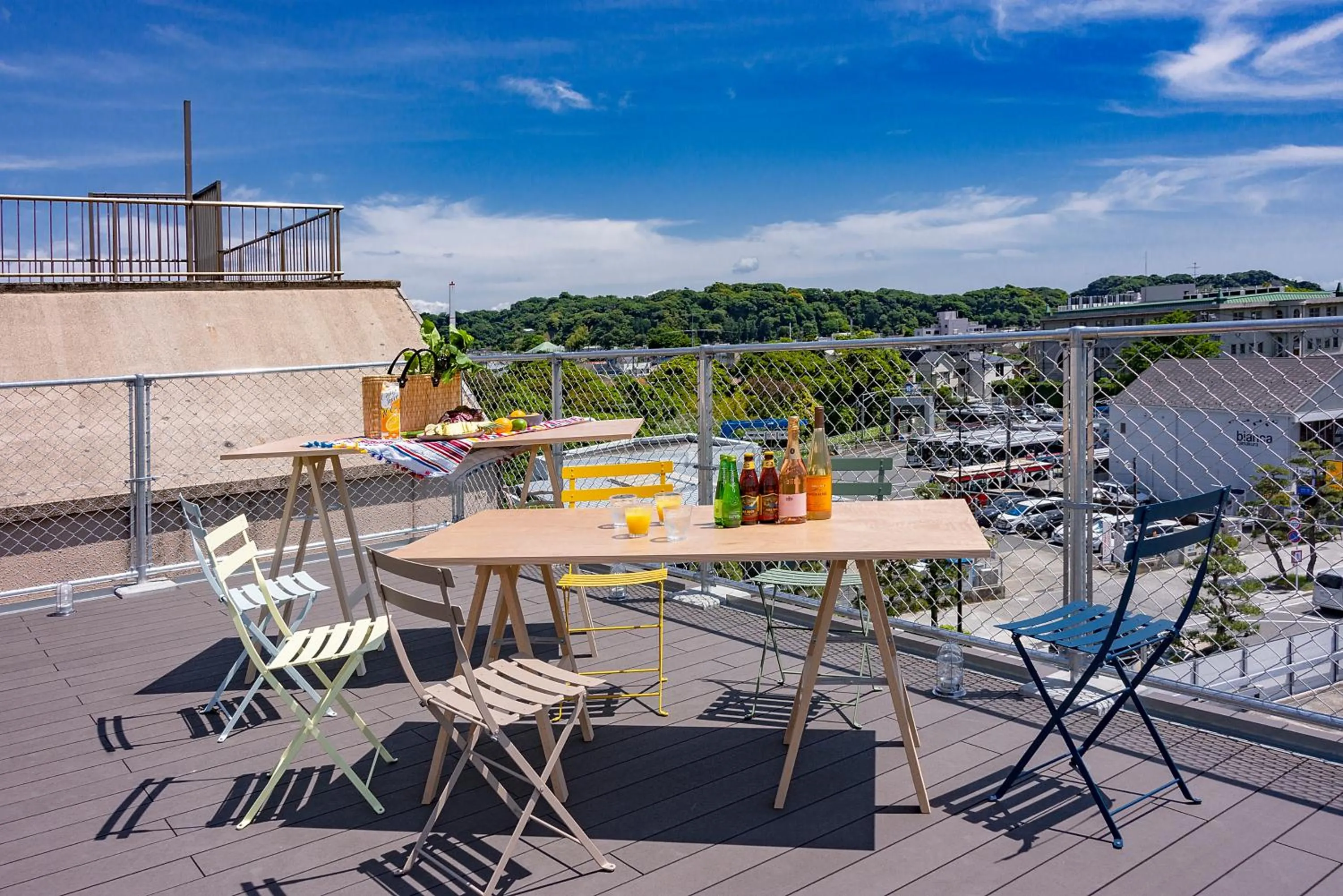 Balcony/Terrace in plat hostel keikyu kamakura wave