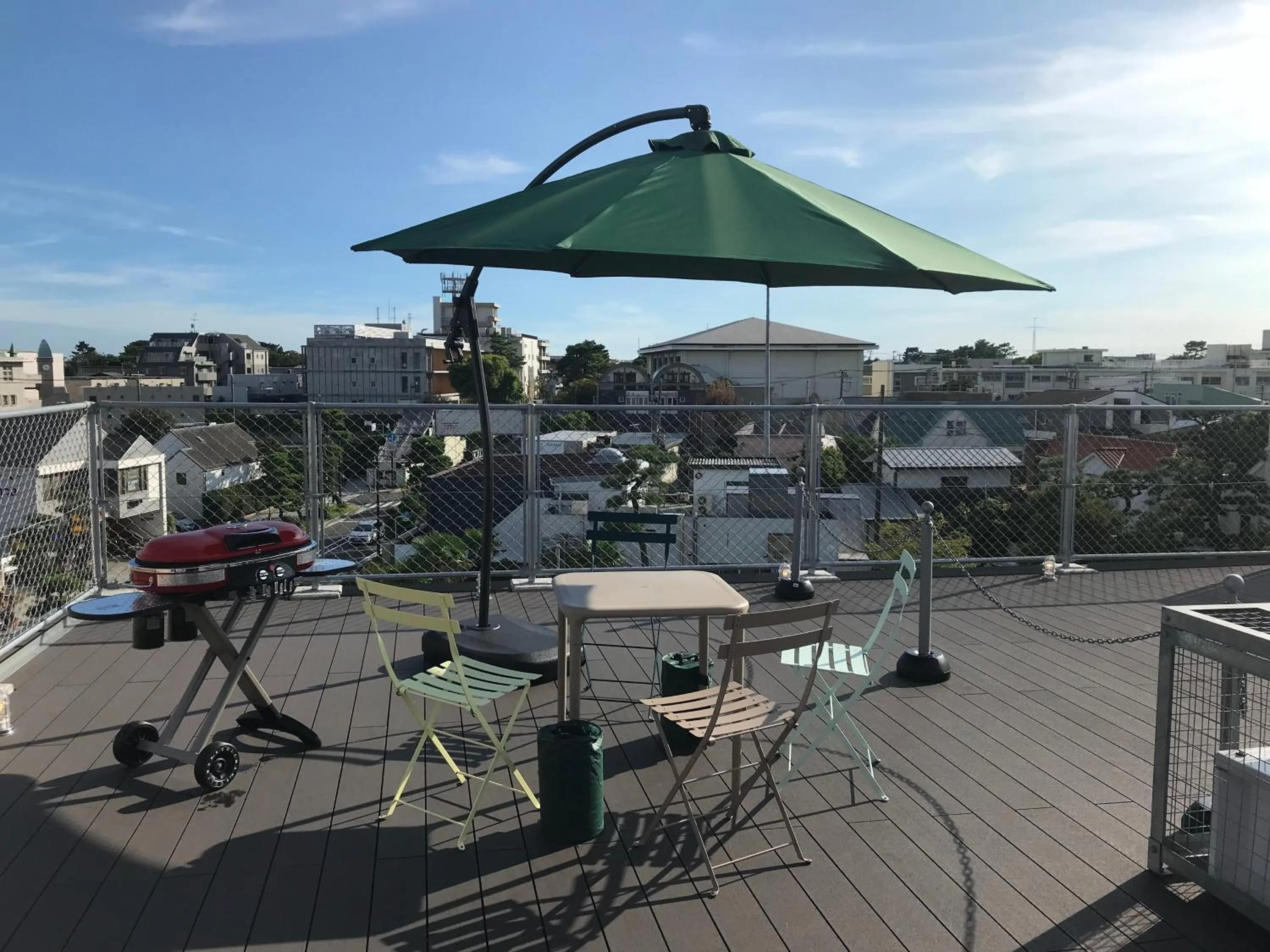 BBQ facilities in plat hostel keikyu kamakura wave