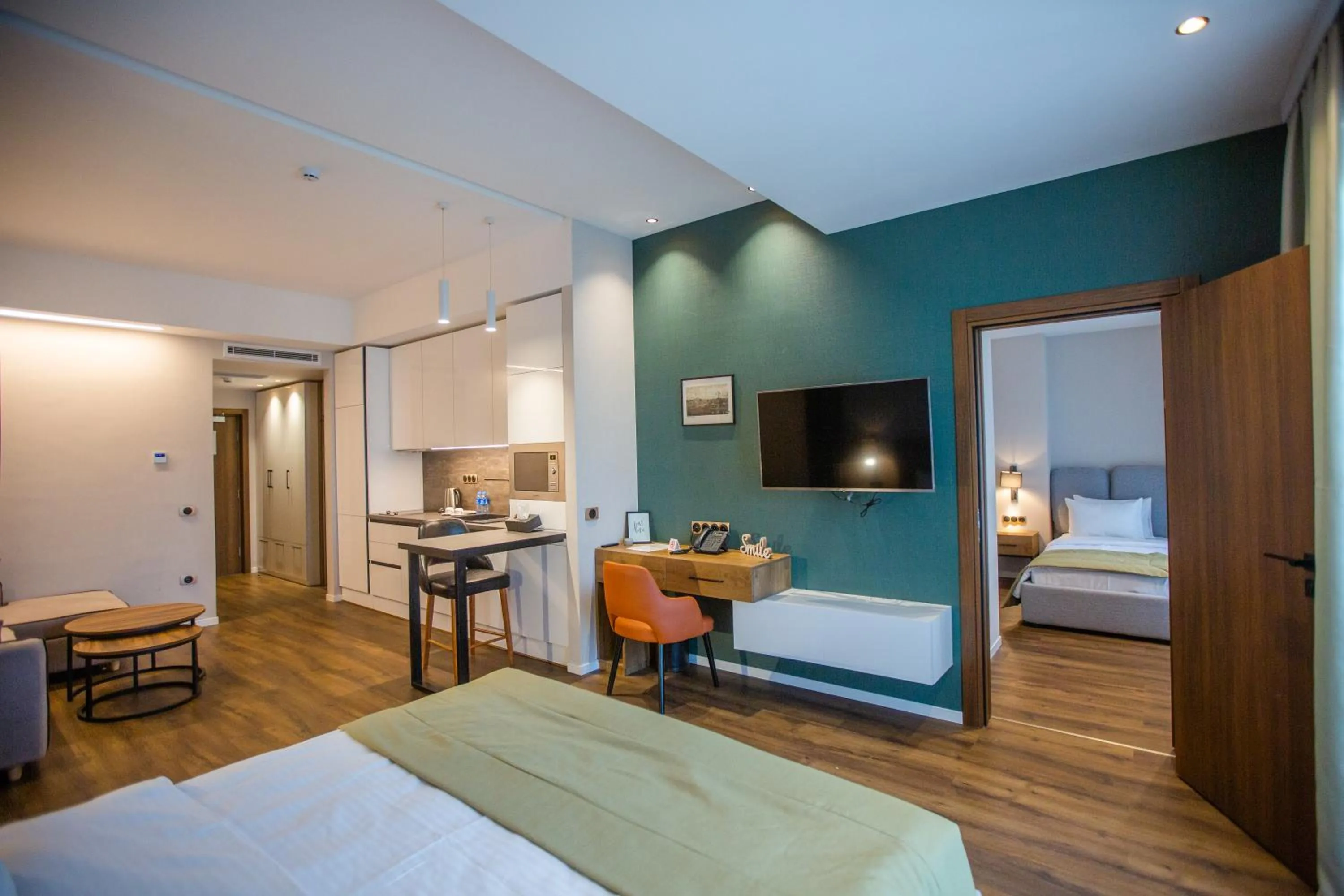 Bed in Golden Horn Apart Hotel