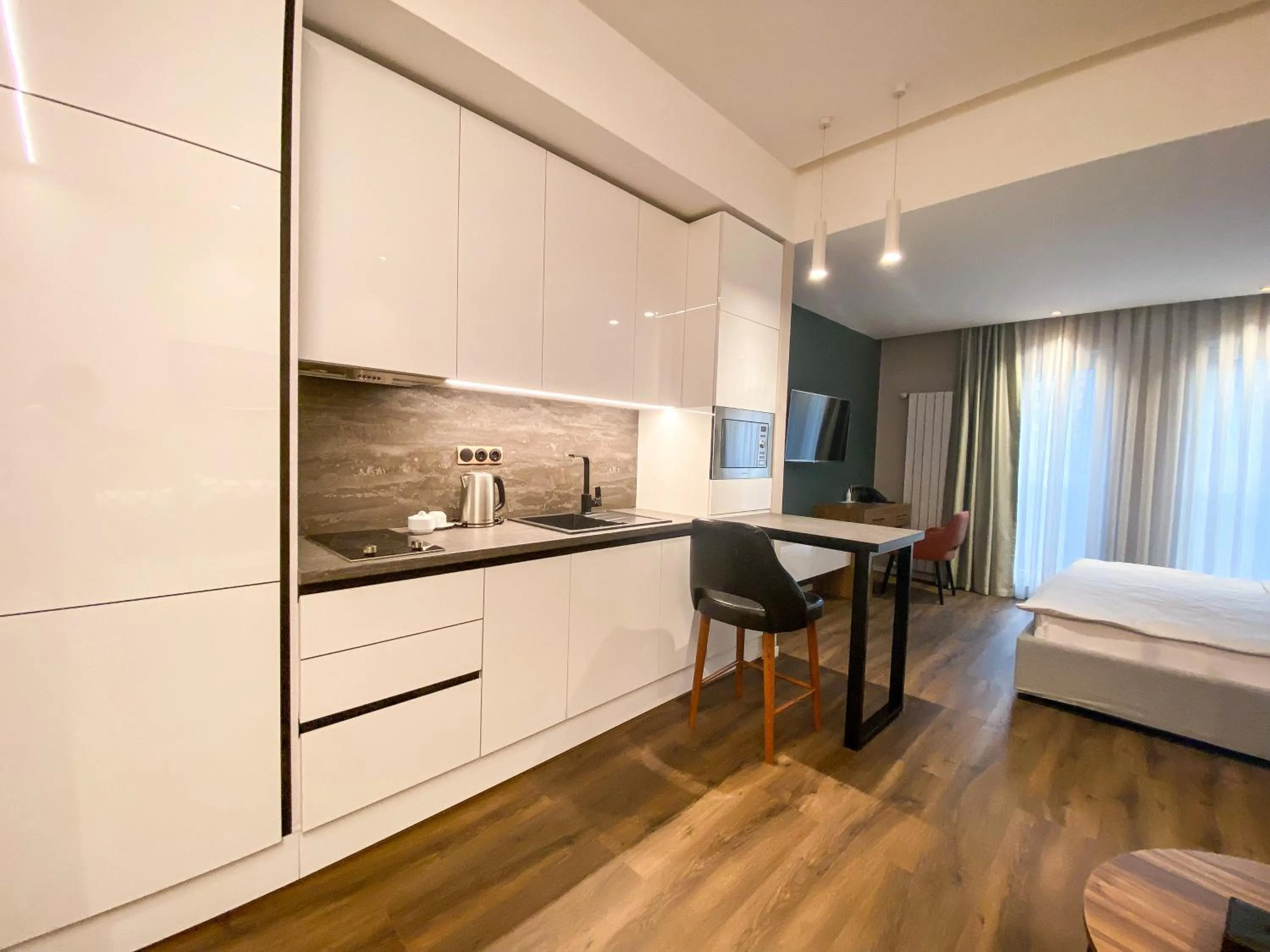 View (from property/room), Bed in Golden Horn Apart Hotel